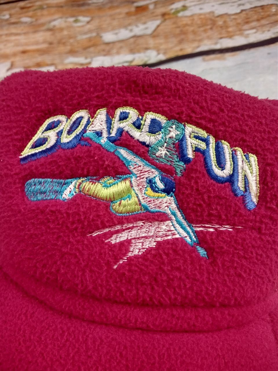 Vintage Vintage Skateboarding Fleece Cap Hat Boardfun Size L/XL Size ONE SIZE - 2 Thumbnail