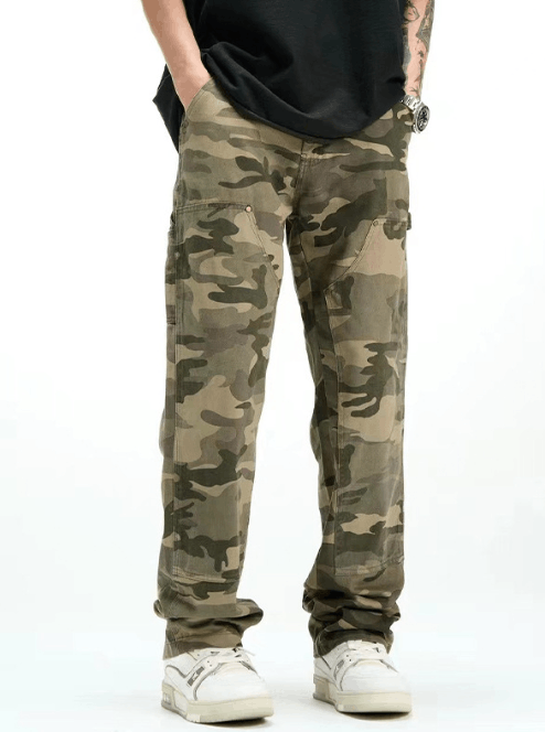 Japanese Brand × Jean American retro camouflage straight loose denim trousers Size US 32 / EU 48 - 3 Thumbnail