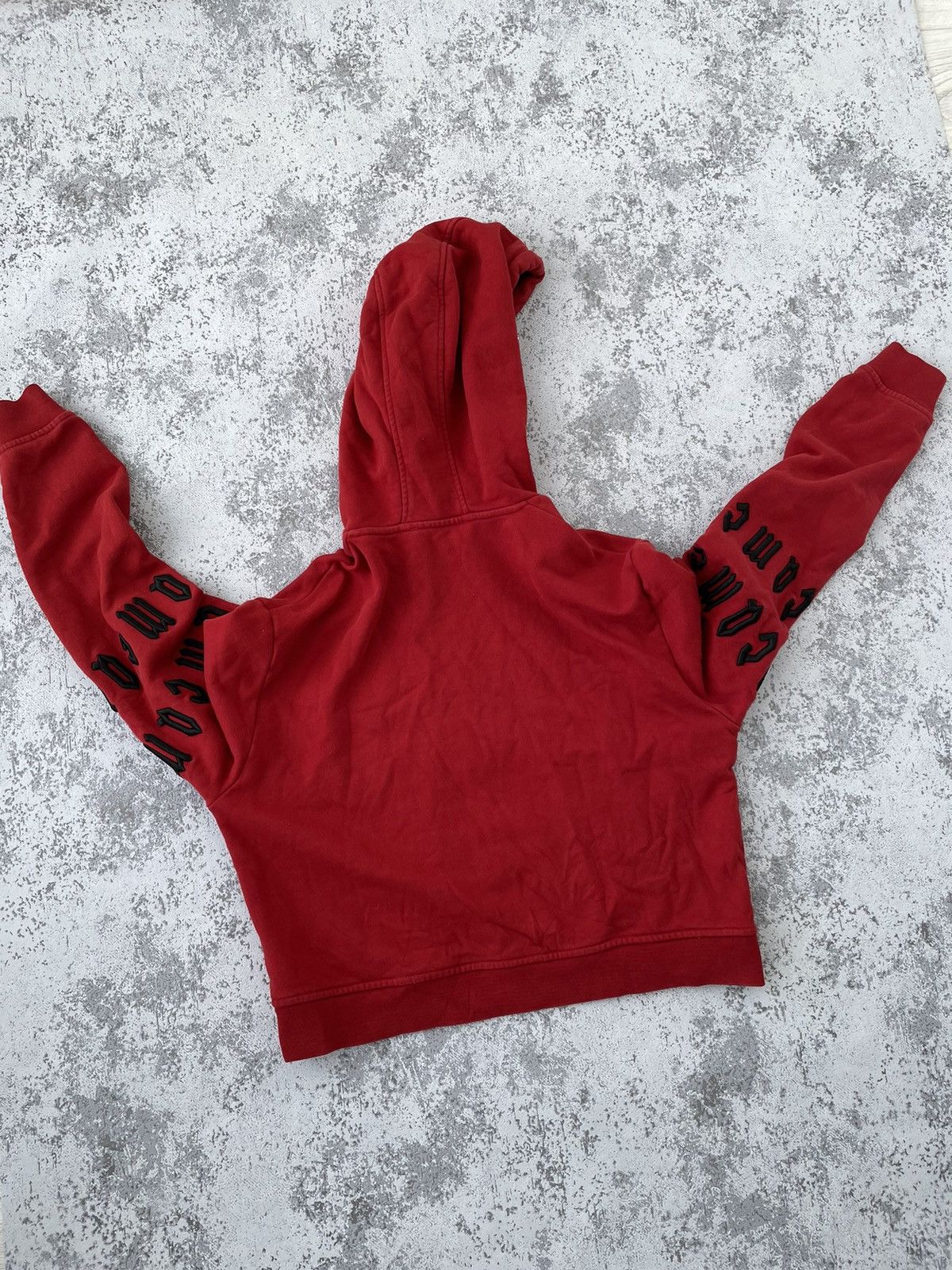 Alexander McQueen Alexander McQueen Graffiti Print Cropped Hoodie Size S / US 4 / IT 40 - 8 Thumbnail