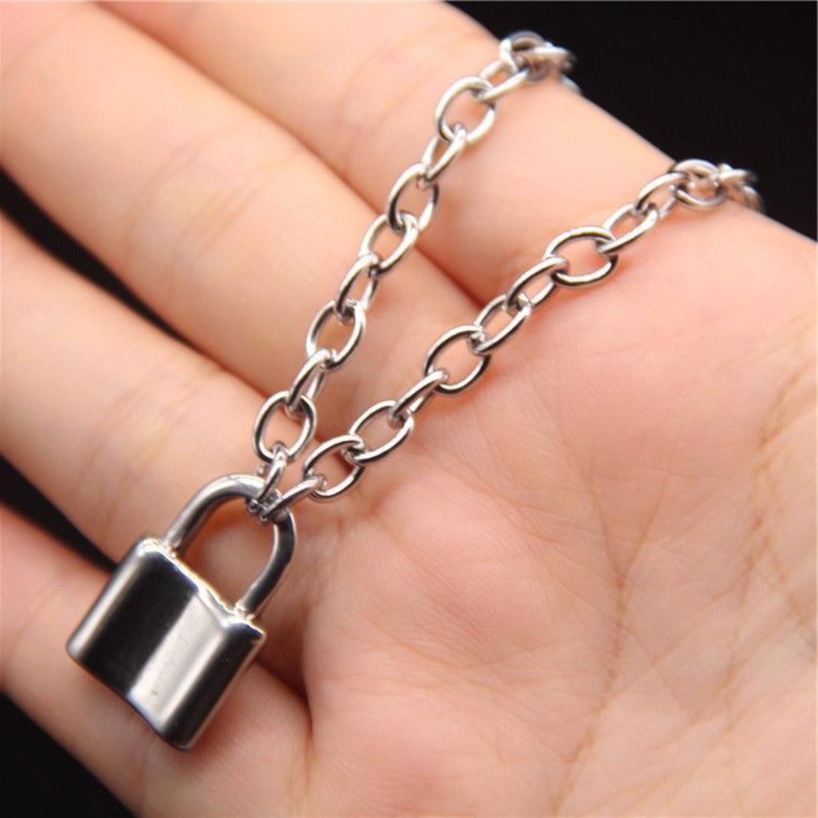 Jewelry Lock Pendant Necklace Size ONE SIZE - 3 Thumbnail