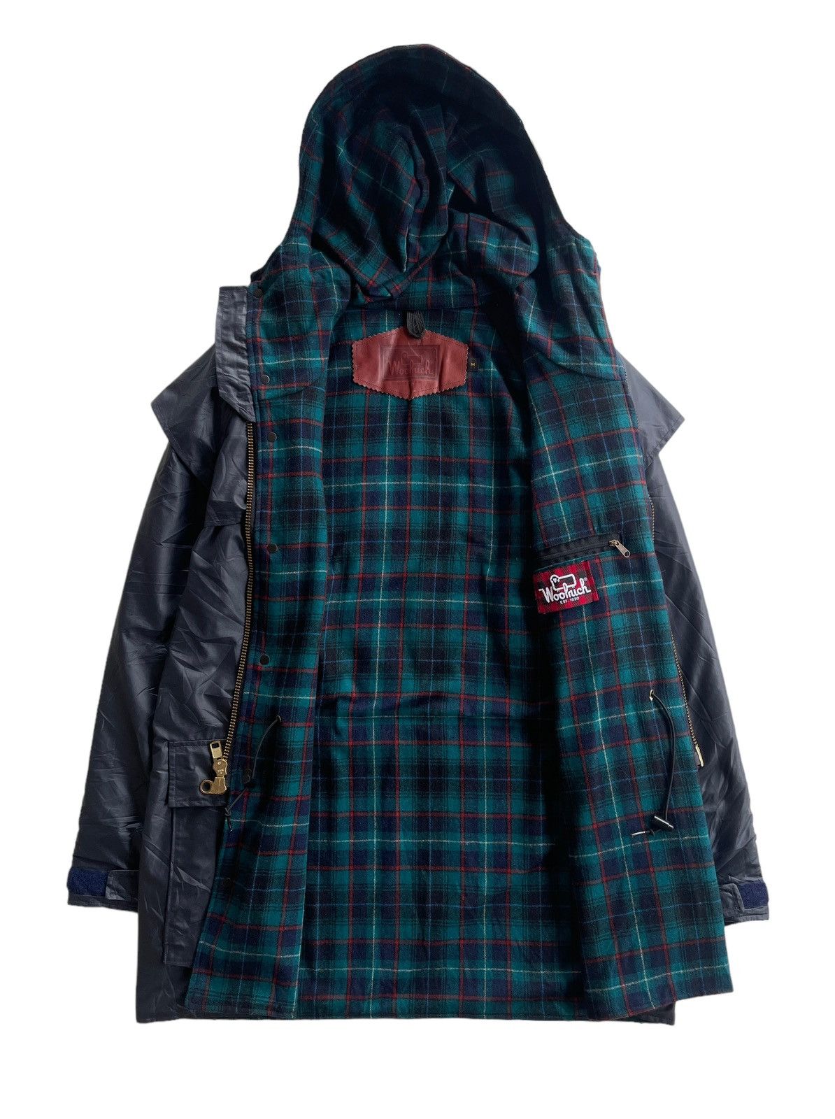 Woolrich Woolen Mills GRAIL🔥80s Woolrich Wax Water Resistant Wool Lined Parkas Size US M / EU 48-50 / 2 - 6 Thumbnail