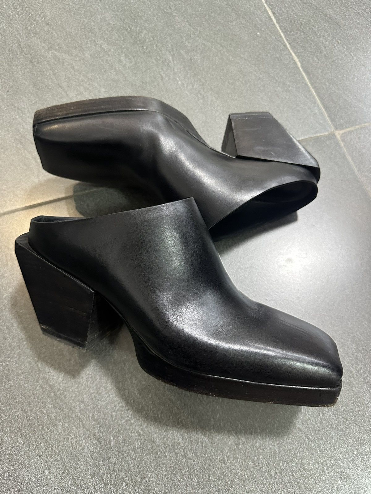 Rick Owens Rick Owens Calfskin Mules Size US 7.5 / EU 40-41 - 4 Thumbnail