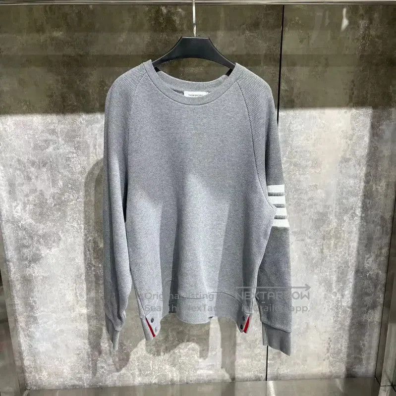 Thom Browne Thom Browne Gray Men’s Pullover Sweatshirt . Size US L / EU 52-54 / 3 - 1 Thumbnail