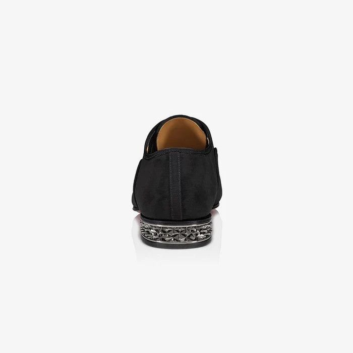 Christian Louboutin o1s1wg110924 Greggyrocks Flat Shoe in Black Size US 11.5 / EU 44-45 - 3 Thumbnail