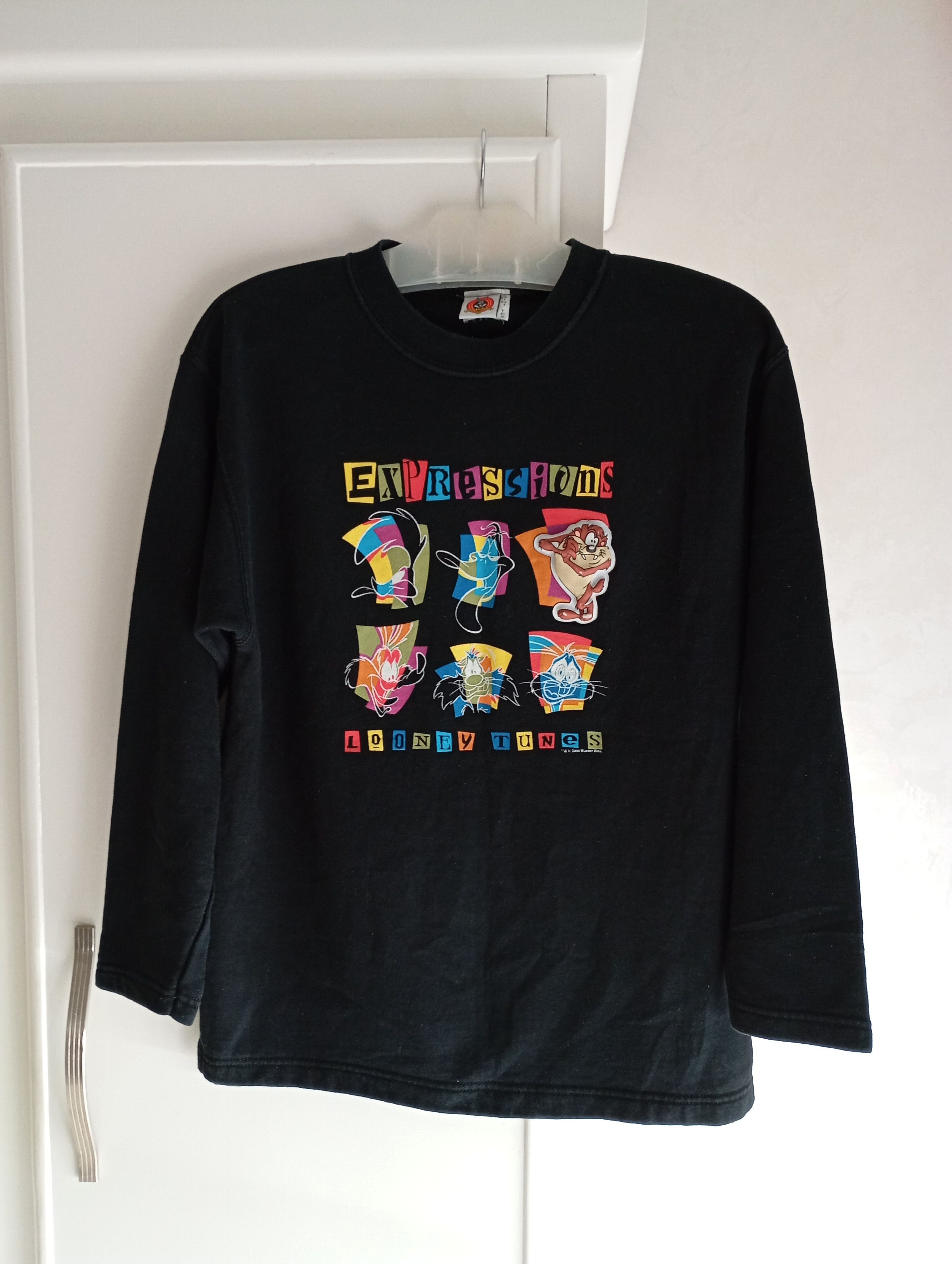 Cartoon Network × Vintage × Warner Bros Lonney Tunes 2000 Expressions Sweatshirt Size US L / EU 52-54 / 3 - 1 Thumbnail