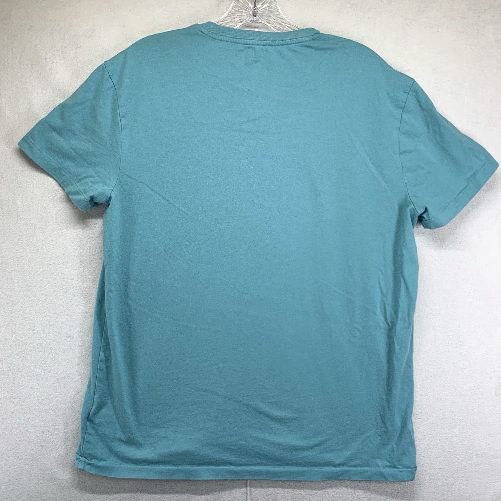 Vintage Polo Men's T-Shirt Size Medium Chalky Mint V-Neck Lightweight Short Sleeve Solid Cotton Size US M / EU 48-50 / 2 - 3 Thumbnail