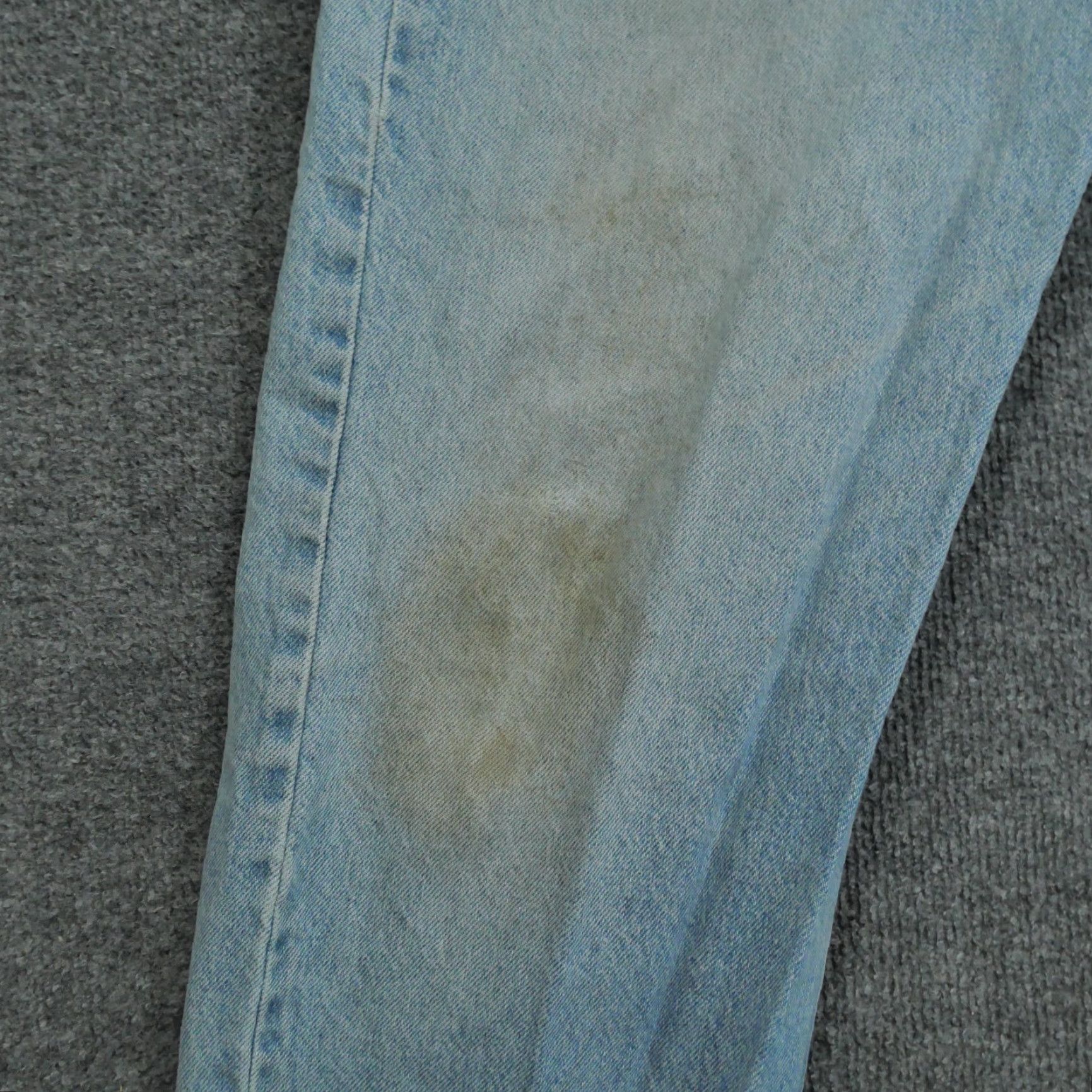 Levi's VINTAGE Levi's 505 Jeans Mens 42x34 Blue Denim Pant Regular Straight 90s Jeans 505 Levi's Mens Blue 90s Size US 40 / EU 56 - 7 Thumbnail