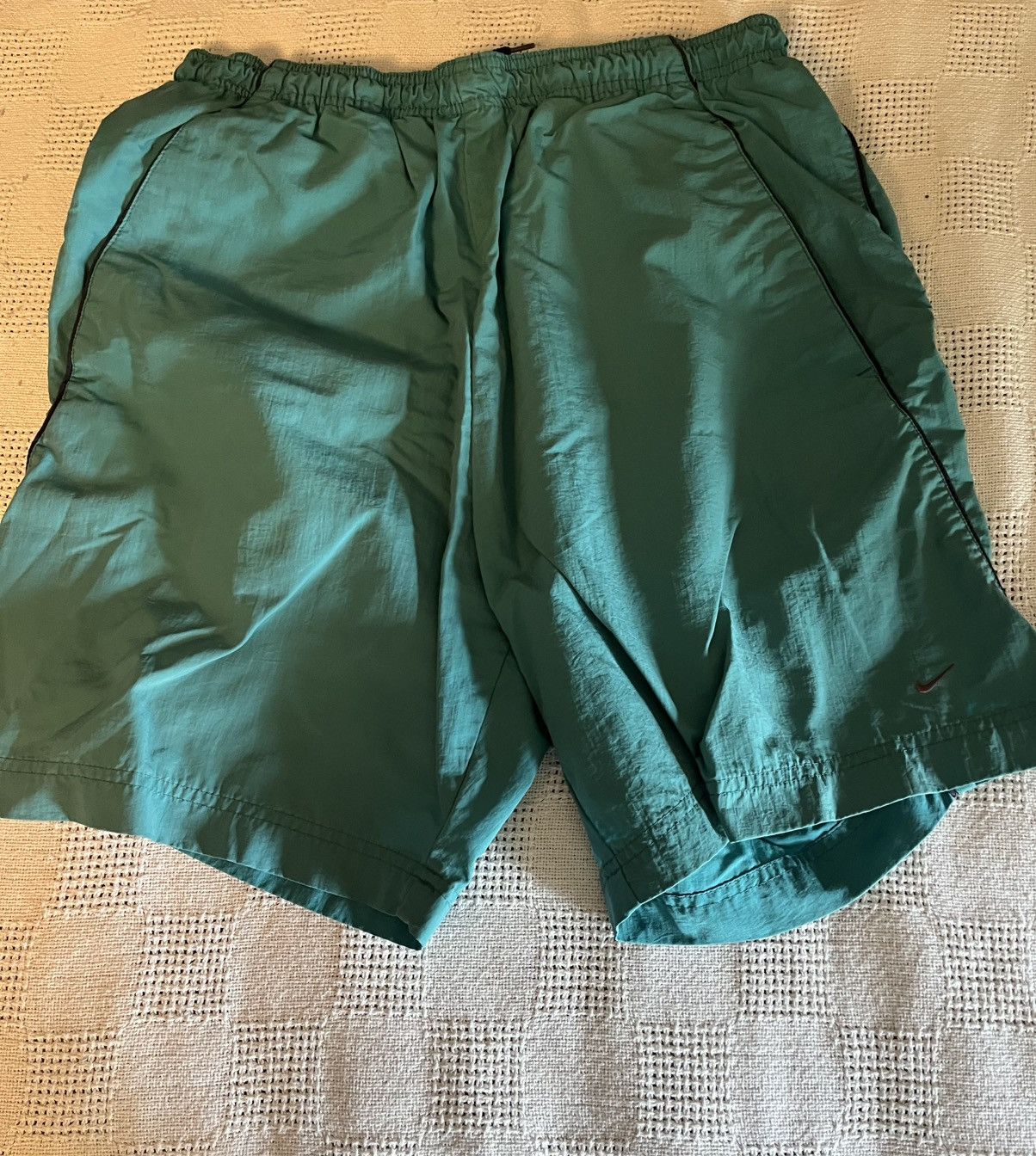 Nike × Vintage Vintage Nike Shorts L Size US 33 - 1 Thumbnail