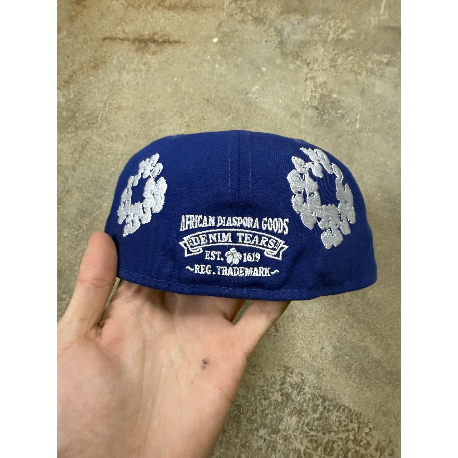 DENIM TEARS Denim Tears Fitted Royal Blue New 7 1/2 Size ONE SIZE - 2 Thumbnail
