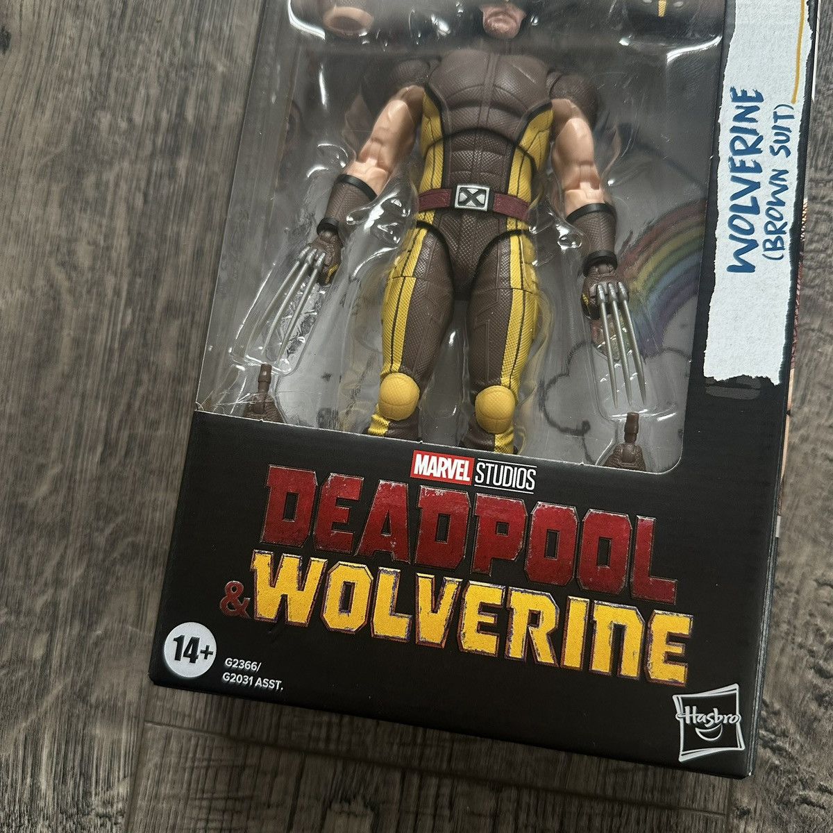 Marvel Comics Rare Marvel Legends Deadpool & Wolverine Brown Suit Figure Size ONE SIZE - 2 Thumbnail