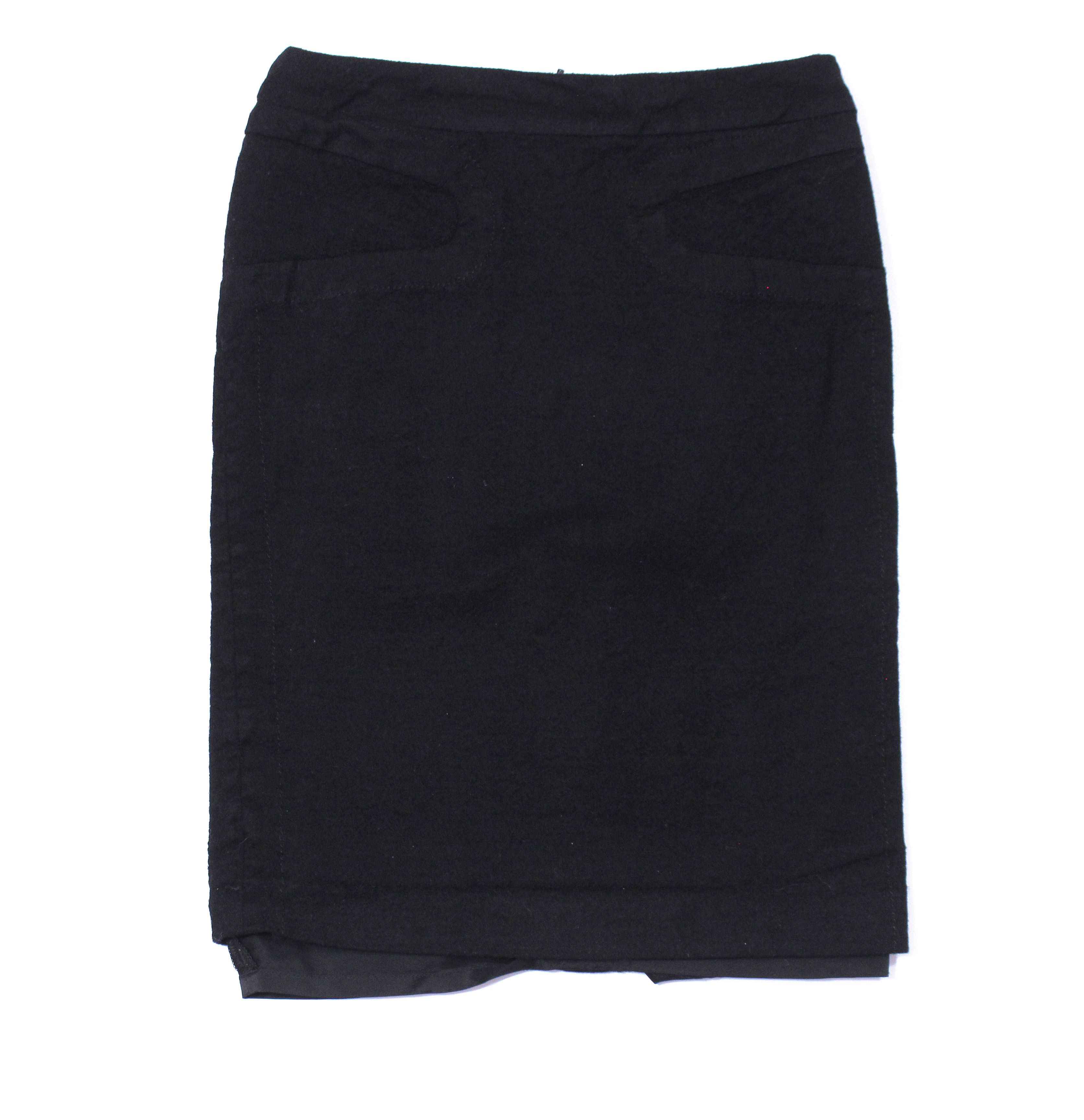 Versace Wool Skirt Vintage Size 28" / US 6 / IT 42 - 1 Thumbnail