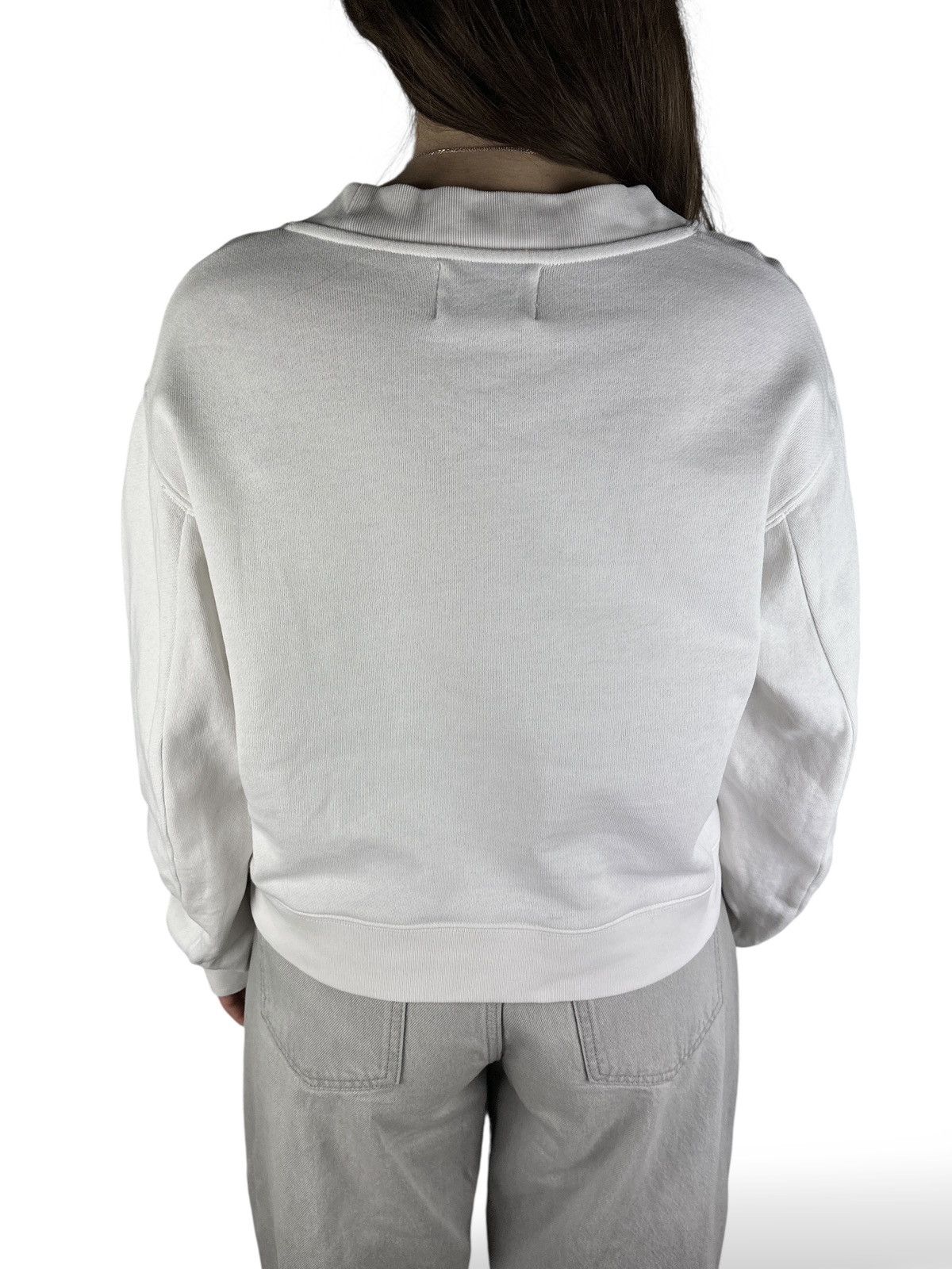 Acne Studios Acne Studios Bird Z Fleece PSS14 Cropped Crewneck Sweatshirt Size S / US 4 / IT 40 - 18 Thumbnail