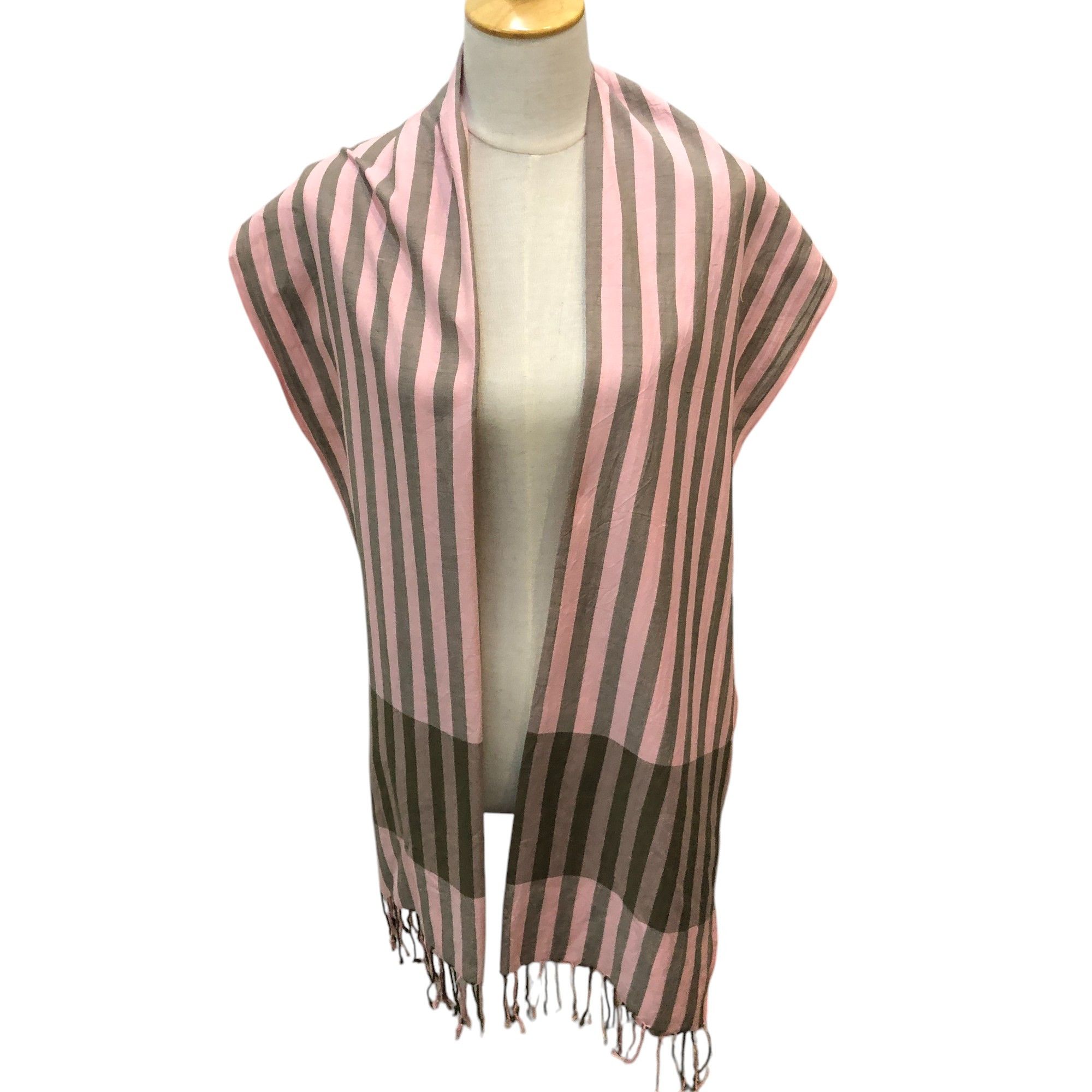 Paul Smith Paul Smith Striped Stole Scarf Muffler Neckwear V2852 Size ONE SIZE - 1 Thumbnail