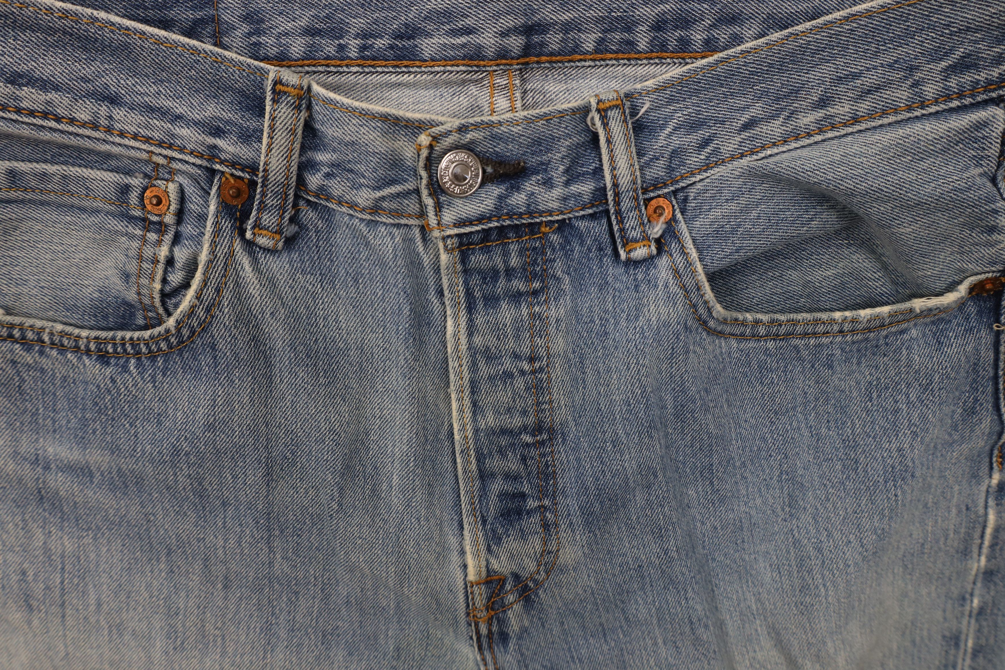 Levi's Vintage Y2K Levis 501xx Original Button Fly Denim Jeans Size US 32 / EU 48 - 7 Thumbnail