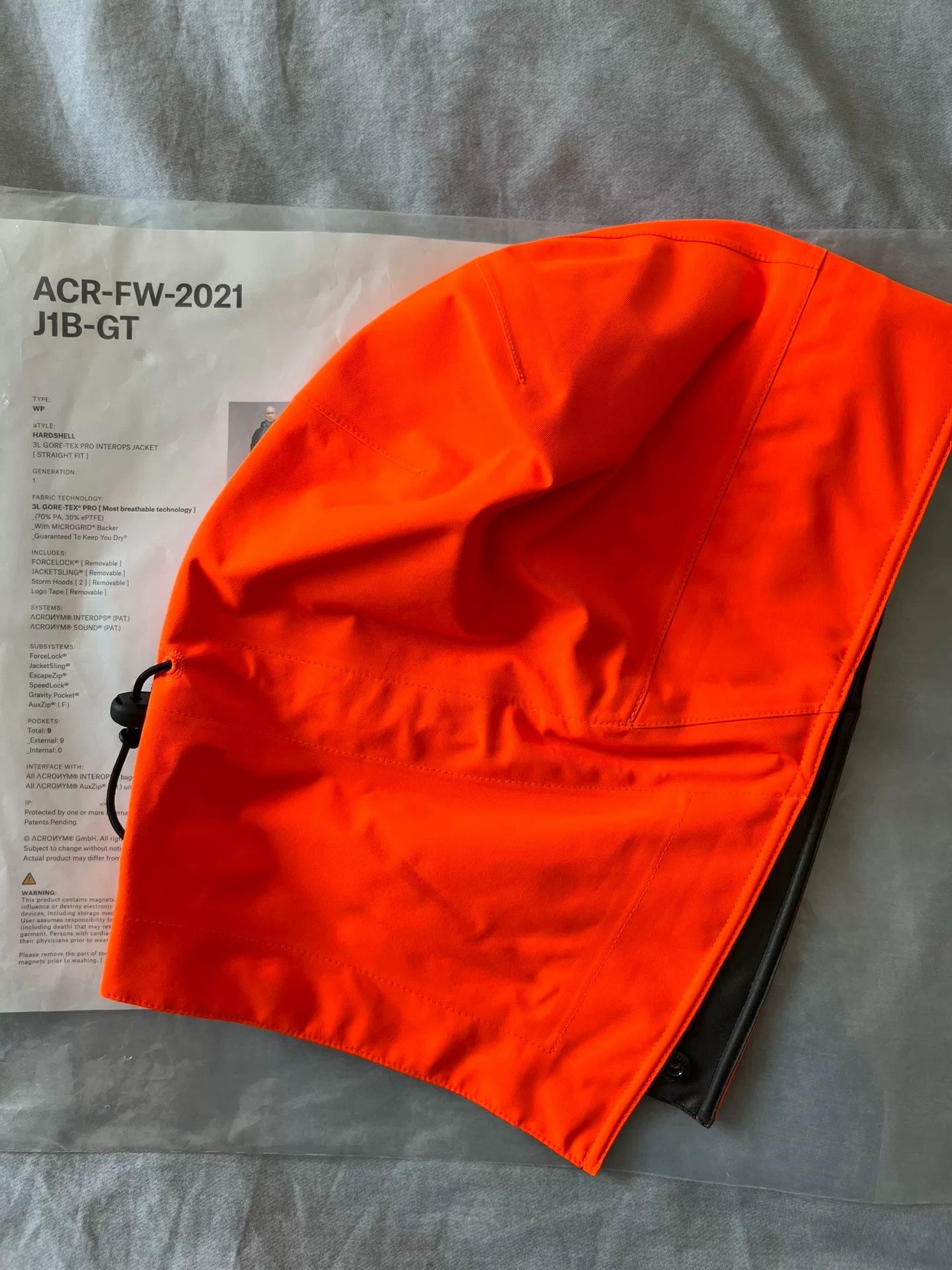 Acronym Acronym J1B GT Orange Hat Size ONE SIZE - 1 Thumbnail