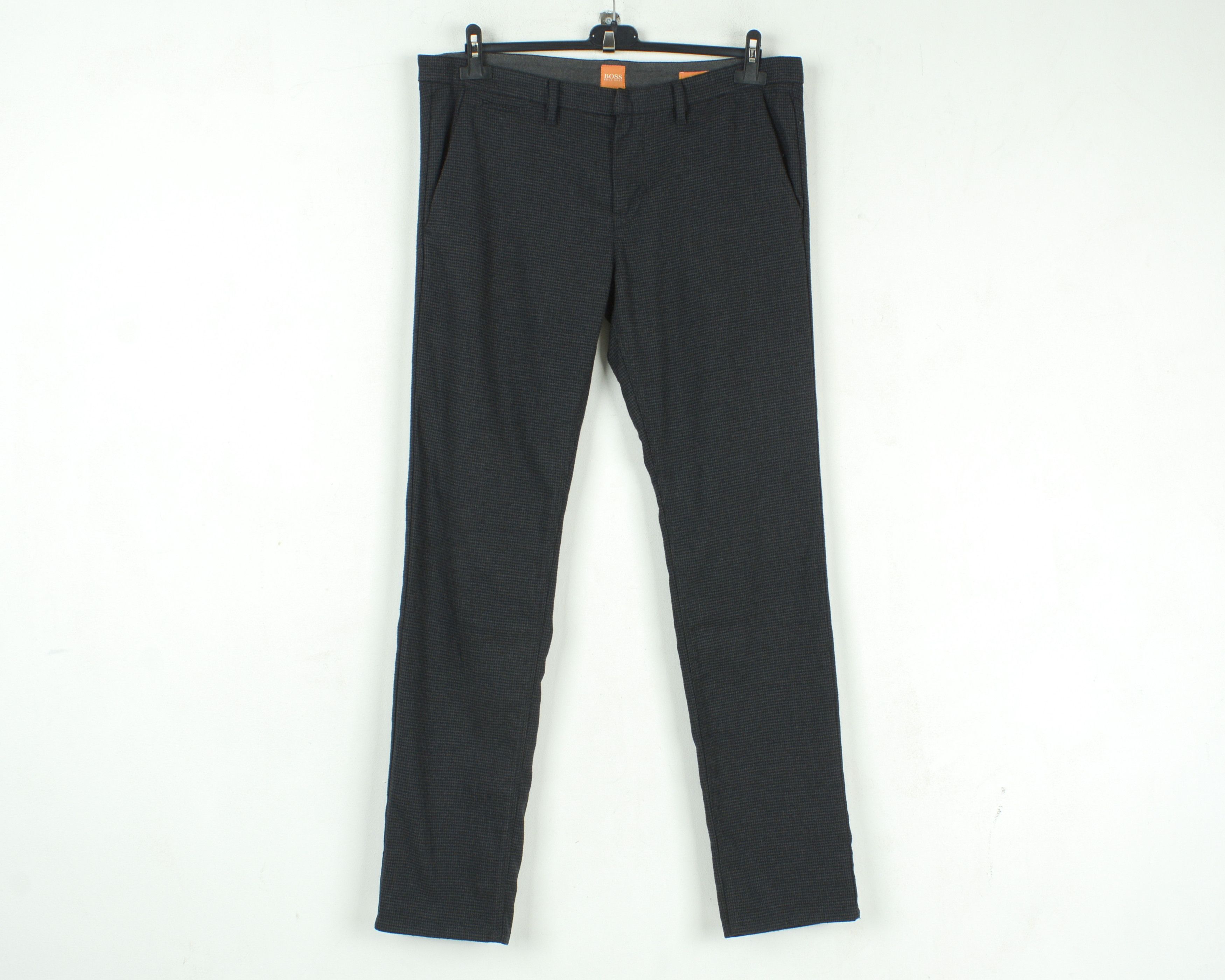 Hugo Orange Label Slim3 W34 L32 Slim Straight Pants Tweed Work Size US 34 / EU 50 - 1 Thumbnail