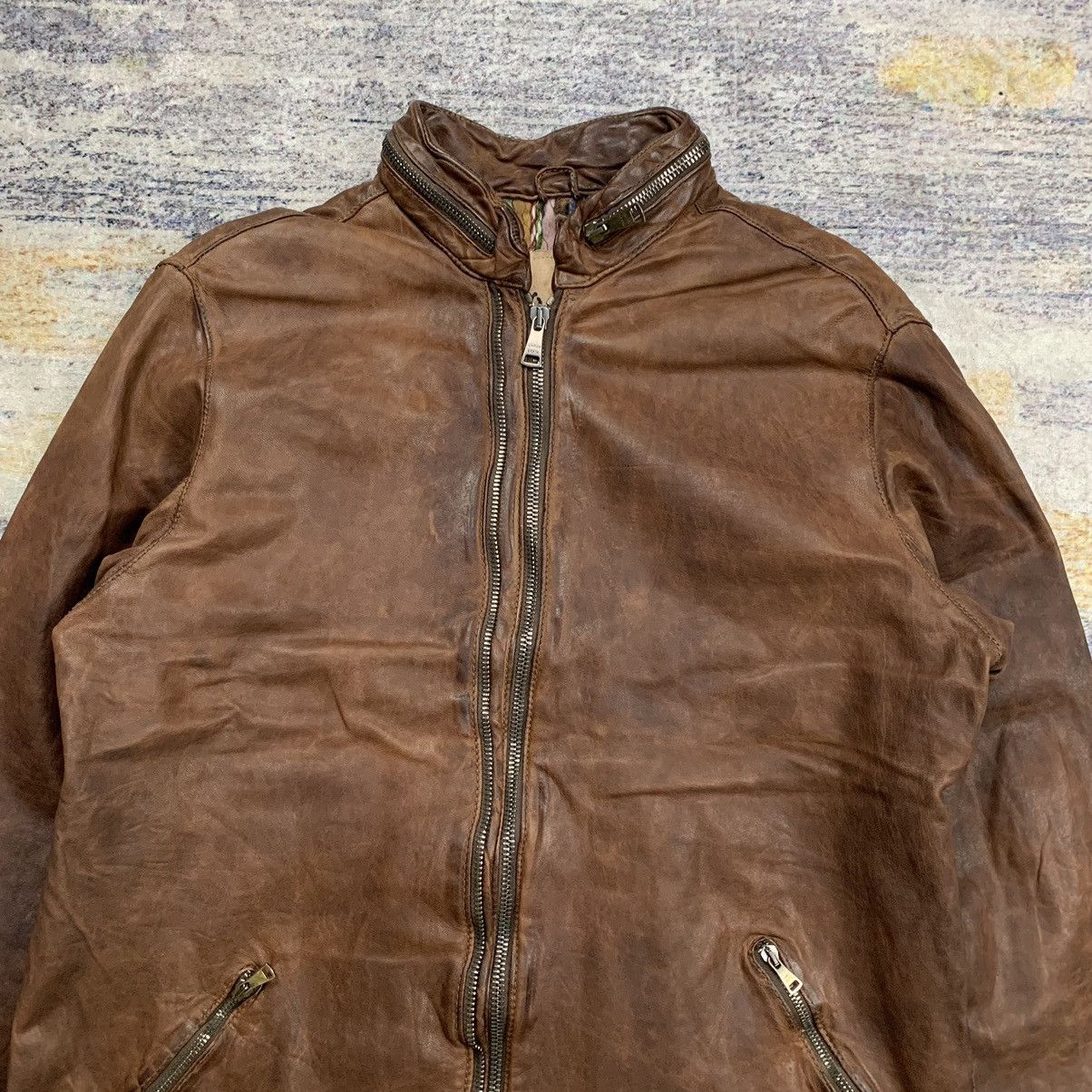 Giorgio Brato giorgio brato avant garde multi zipper leather jacket Size US S / EU 44-46 / 1 - 2 Thumbnail