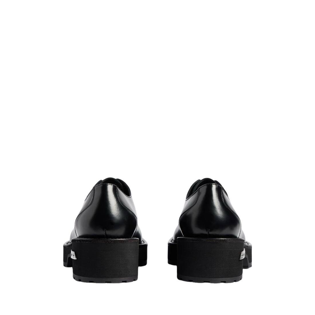 BALENCIAGA Venom $1150 Black Derby Shoes New & Authentic (Me