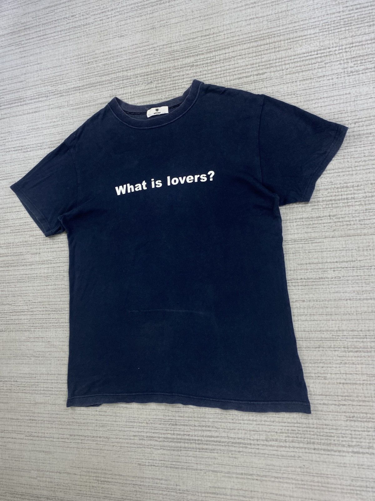Super Lovers Vintage Super Lover “What is Lovers” Shortsleeve T-shirt Size US M / EU 48-50 / 2 - 4 Thumbnail
