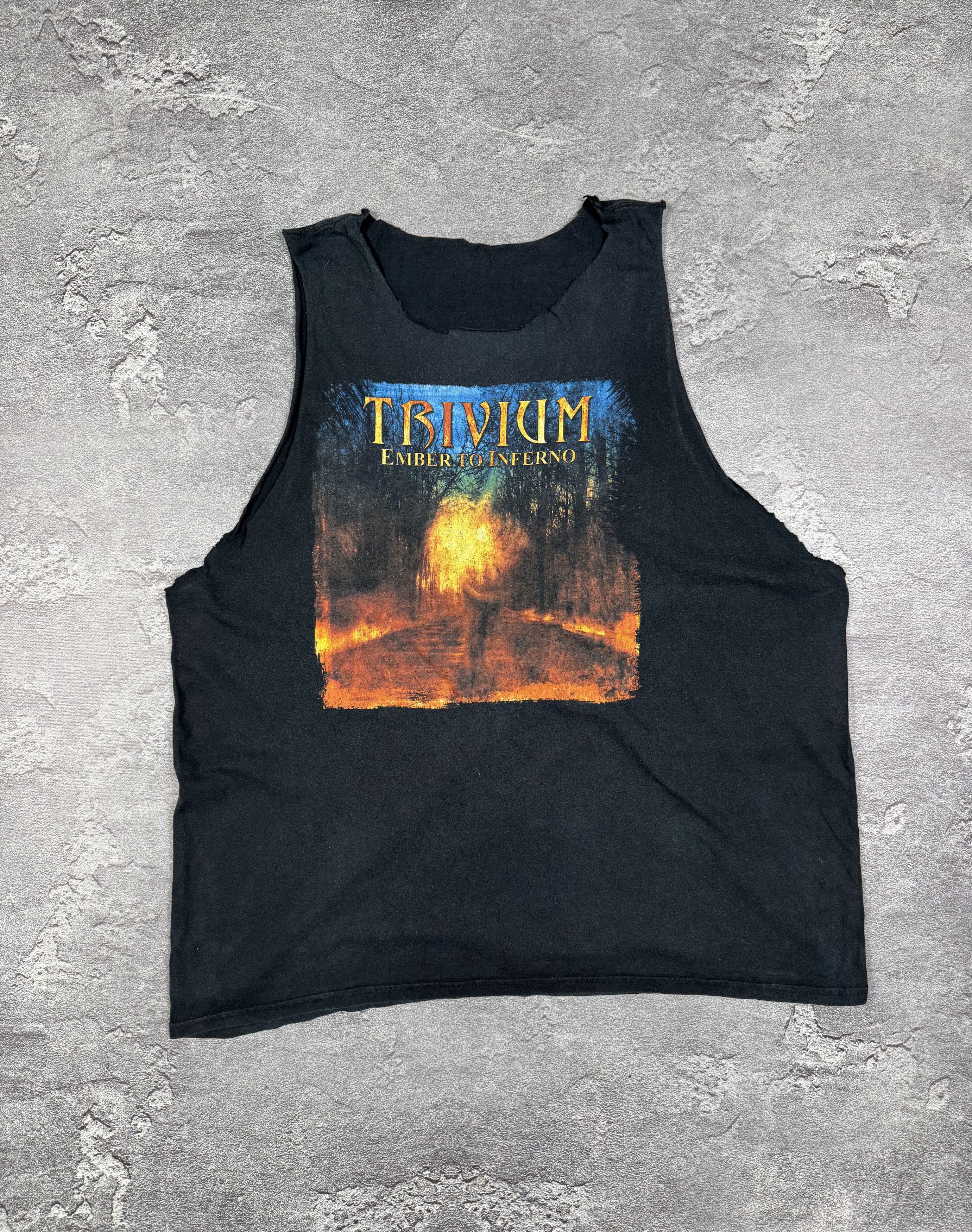Band Tees Trivium Faded Rock Gothic Tank Top Shirt Size XL Streetwear Size US XL / EU 56 / 4 - 2 Thumbnail