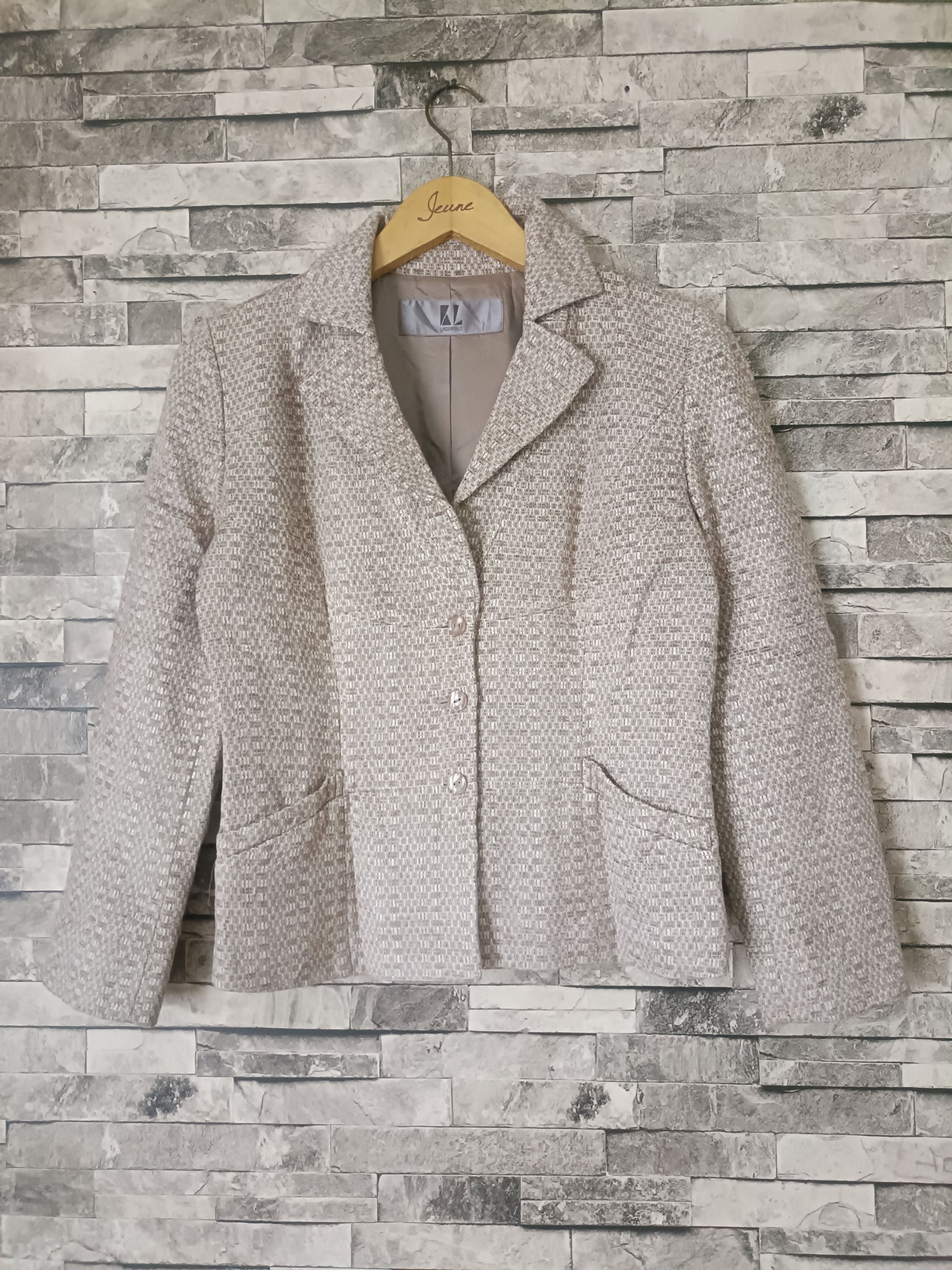Karl Lagerfeld Karl Lagerfeld japan tweed tailored blazer Size XS / US 0-2 / IT 36-38 - 1 Thumbnail