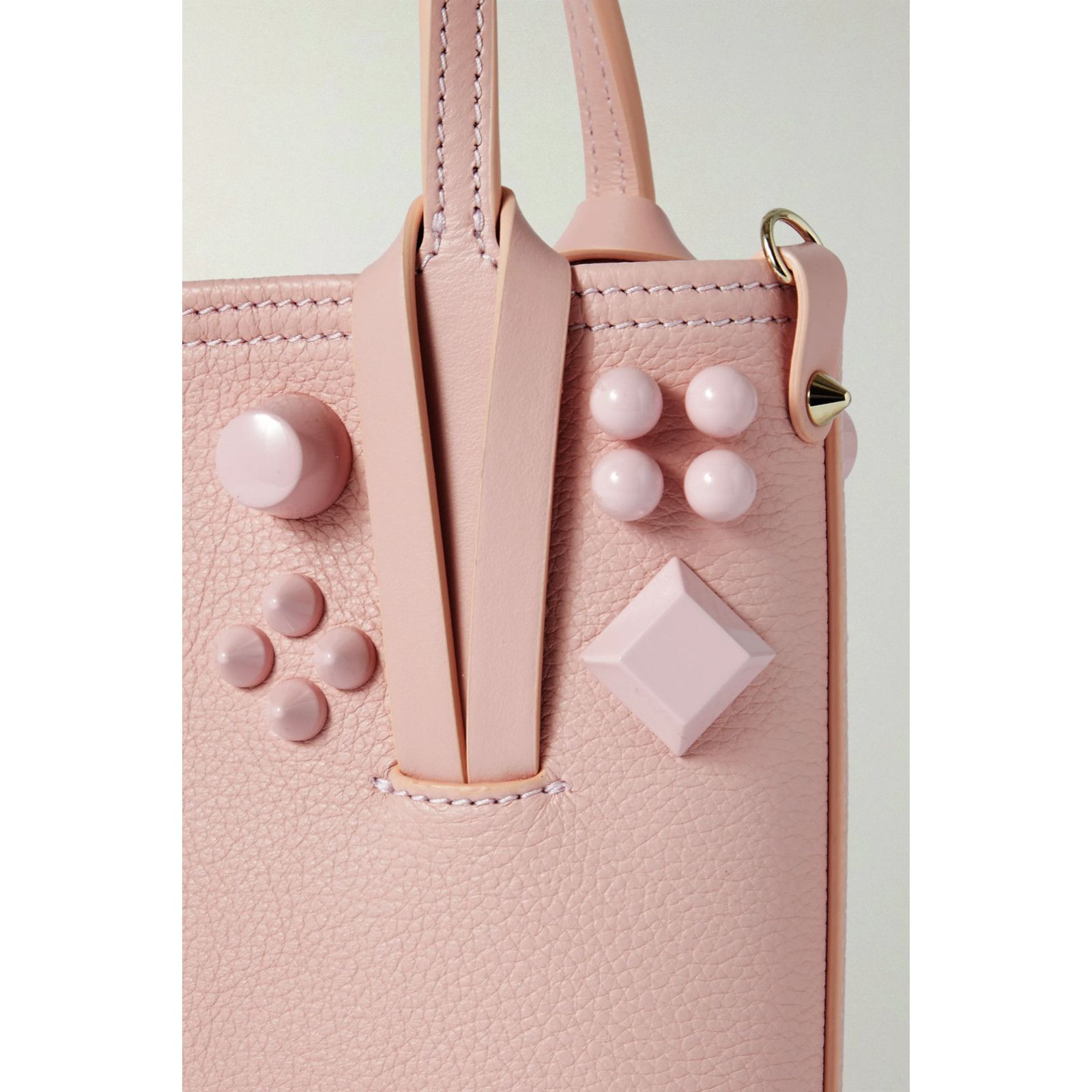 Christian Louboutin Christian Louboutin Stud Calf Leather Tote Crossbody Bag Size ONE SIZE - 9 Thumbnail