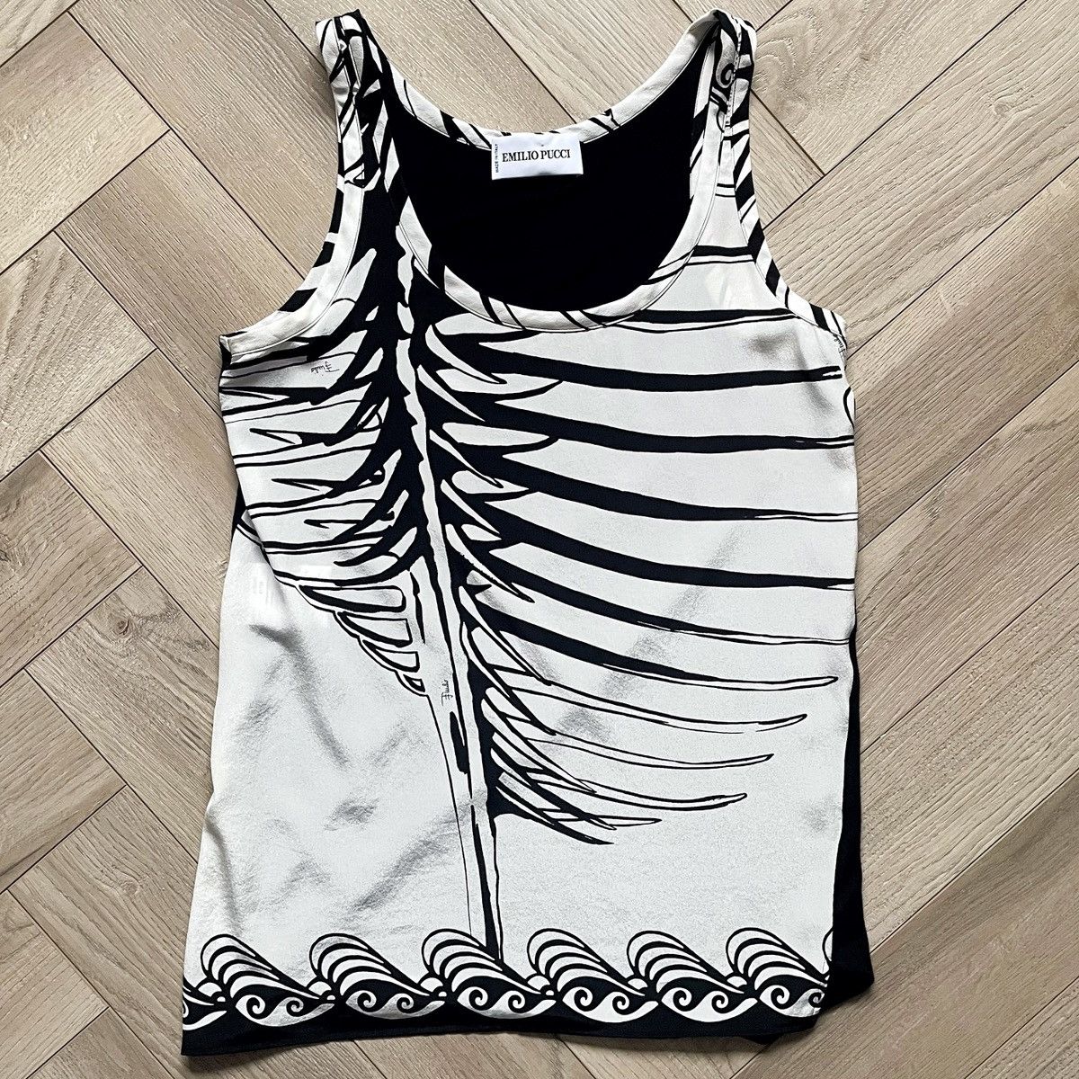 Emilio Pucci Emilio Pucci Silk Printed Top Size XS / US 0-2 / IT 36-38 - 4 Thumbnail