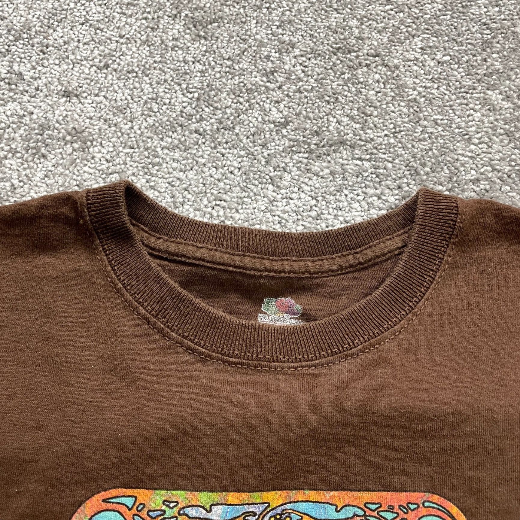Fruit Of The Loom VINTAGE Fruit of the Loom Eric Clapton Slowhand T-Shirt Womens Medium Brown Music 60s Graphic Print Casual Size M / US 6-8 / IT 42-44 - 6 Thumbnail