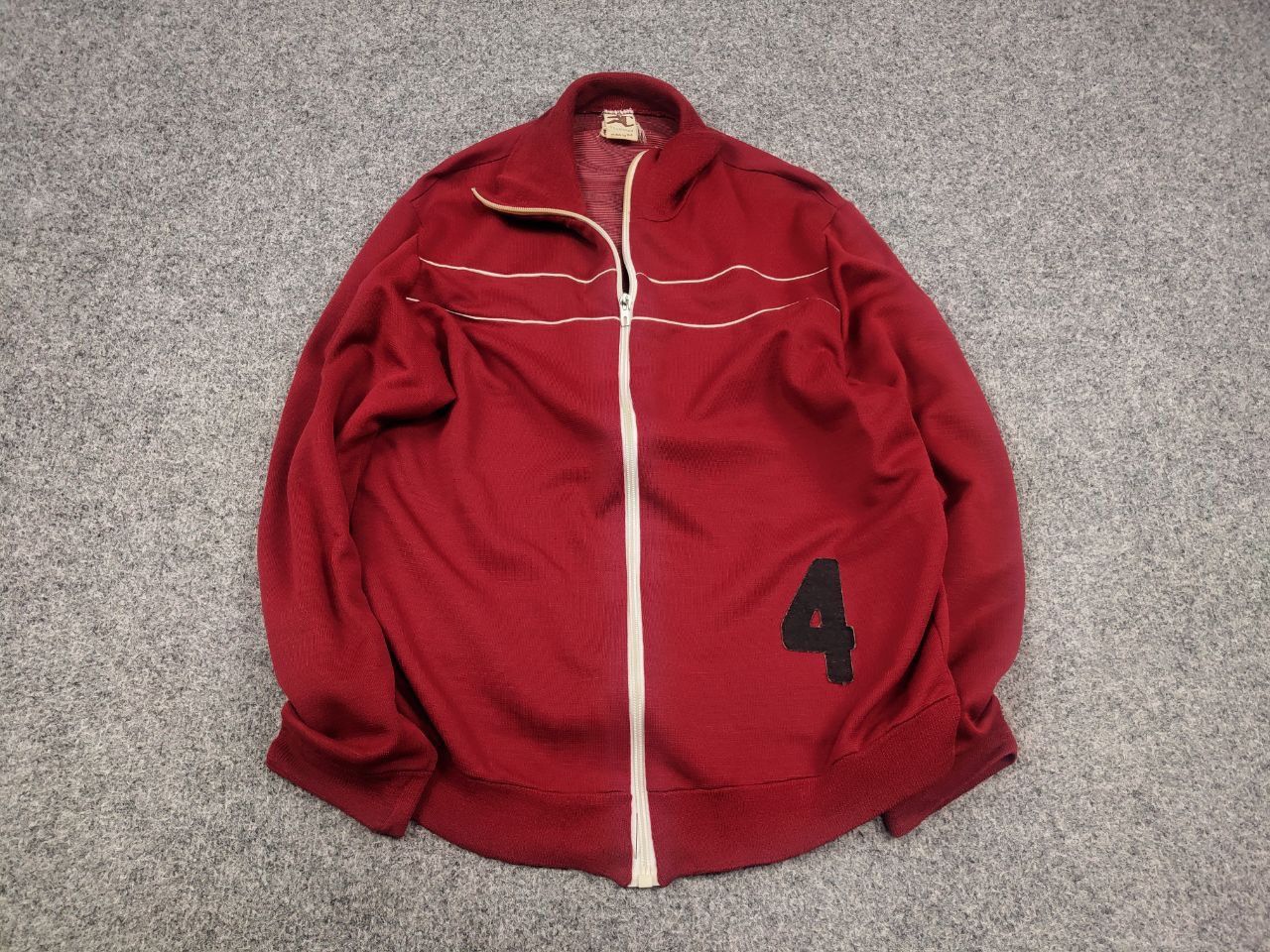 Champion Rare Vintage 50's Champion Logo 4 Red Zip Light Track Jacket Size US M / EU 48-50 / 2 - 2 Thumbnail