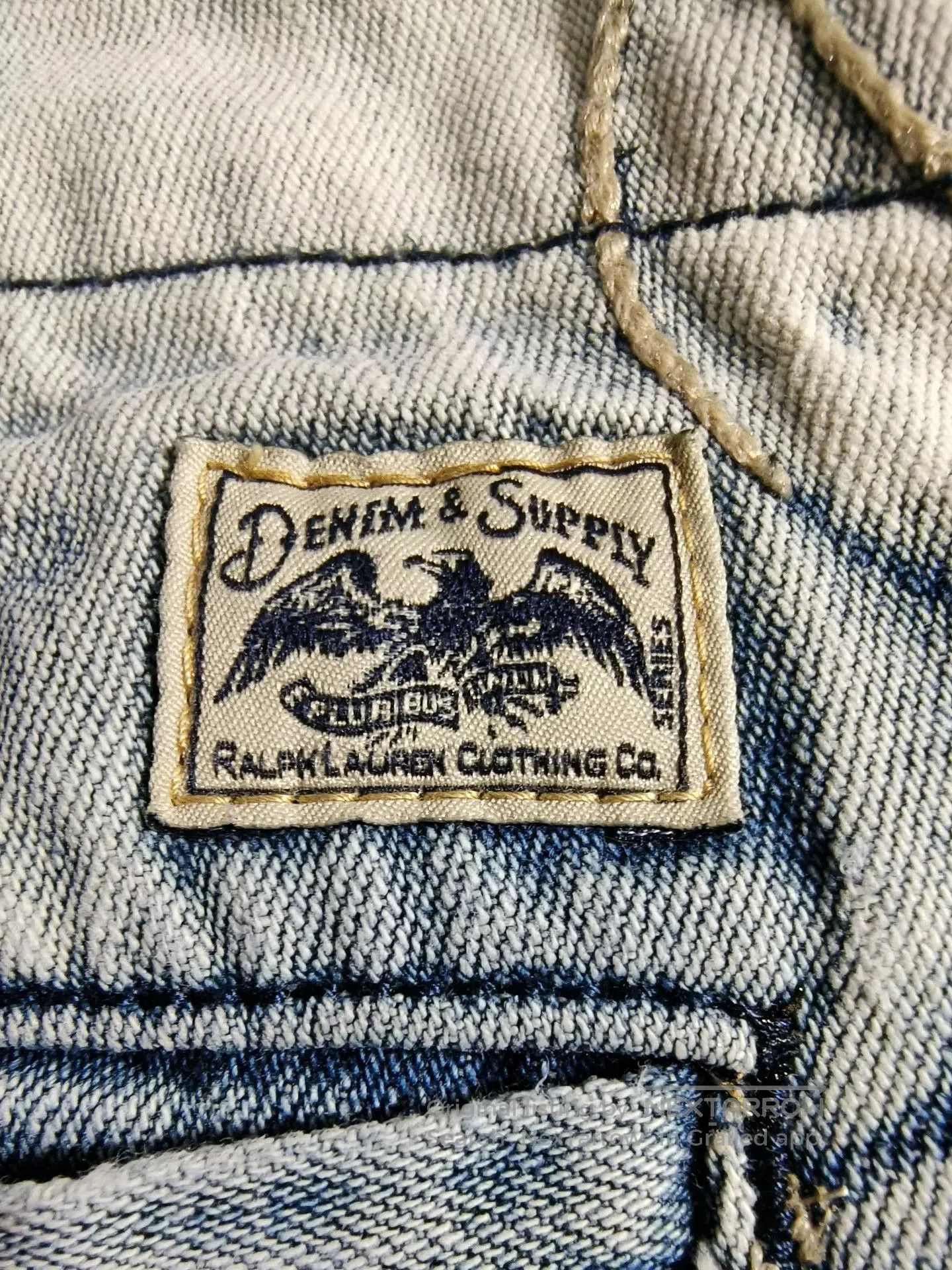 Denim & Supply Ralph Lauren Floral Embroidered Denim Shorts. Size 30" / US 8 / IT 44 - 3 Thumbnail