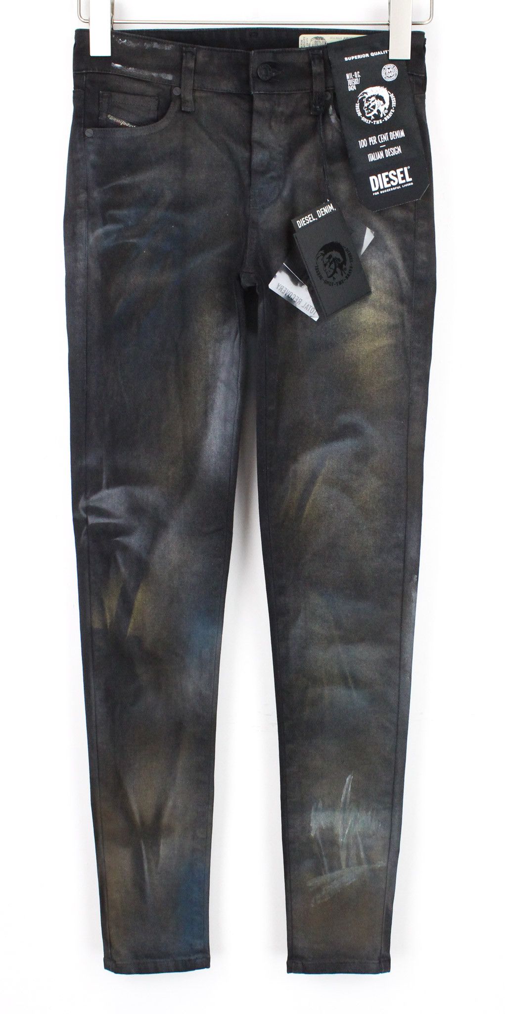 Diesel SLANDY-SP2 069IV W25/L32 Grey Jeans 71253 Size 25" / US 0 / IT 36 - 2 Thumbnail