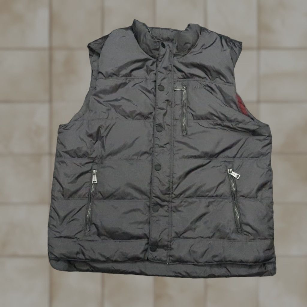 Orvis Orvis Vest Men Large Gray Essex Down Filled Puffer Pockets Hiking Hunting – L – Gray – Regular Fit Size US L / EU 52-54 / 3 - 1 Thumbnail