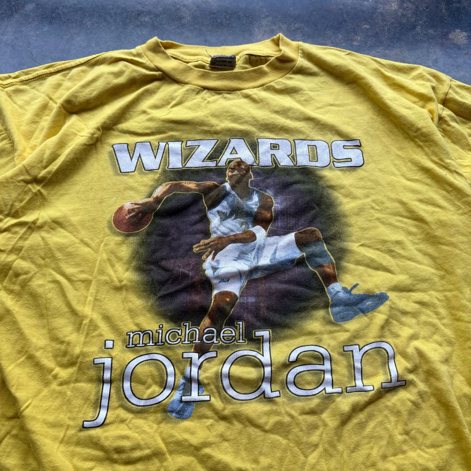 Nike Rare Vintage Michael Jordan Wizards NBA t-shirt Size US XL / EU 56 / 4 - 2 Thumbnail
