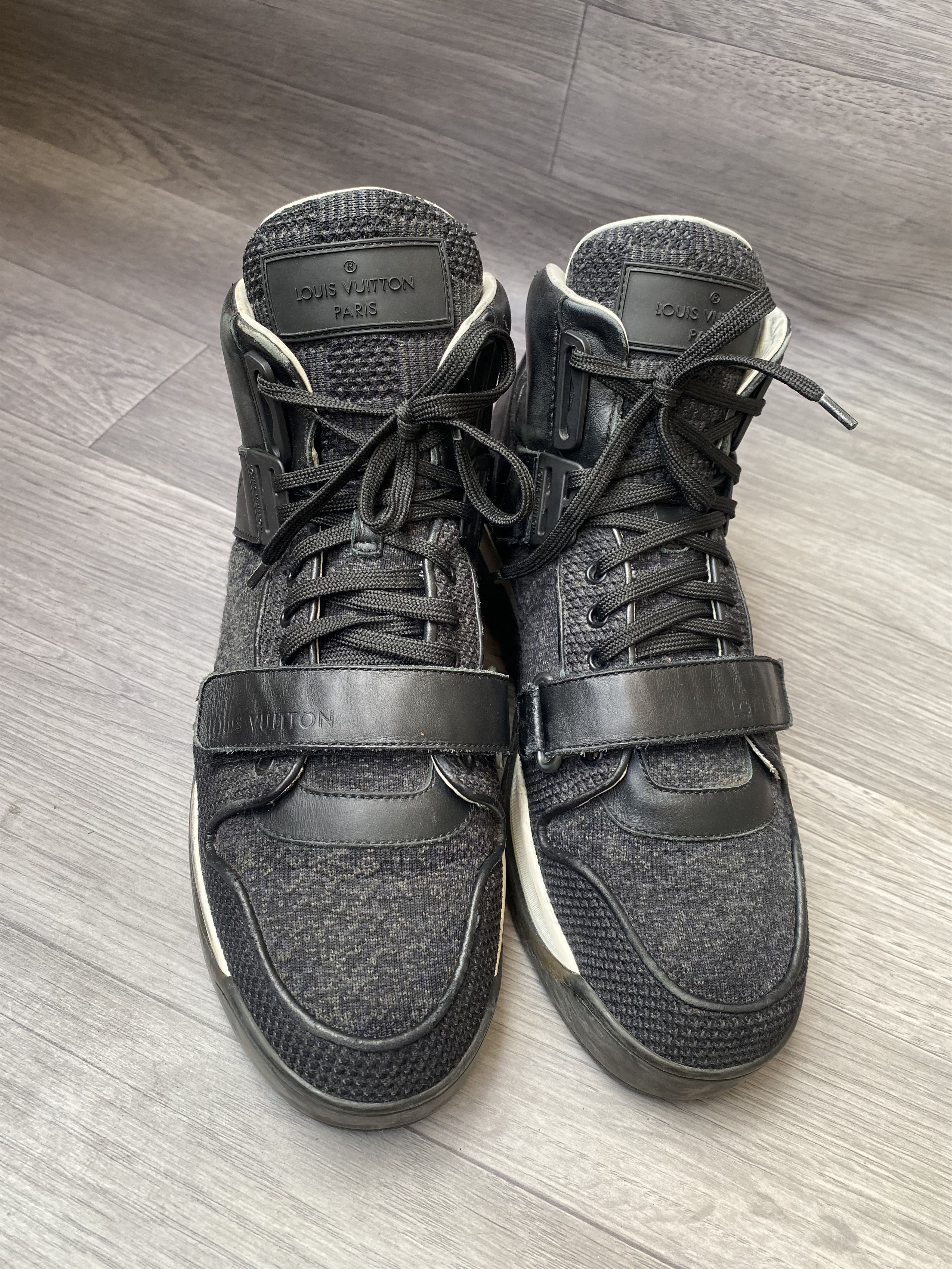 Louis Vuitton Louis vuitton trail blazer knit hi-top sneaker uk 7 Size US 8 / EU 41 - 10 Thumbnail