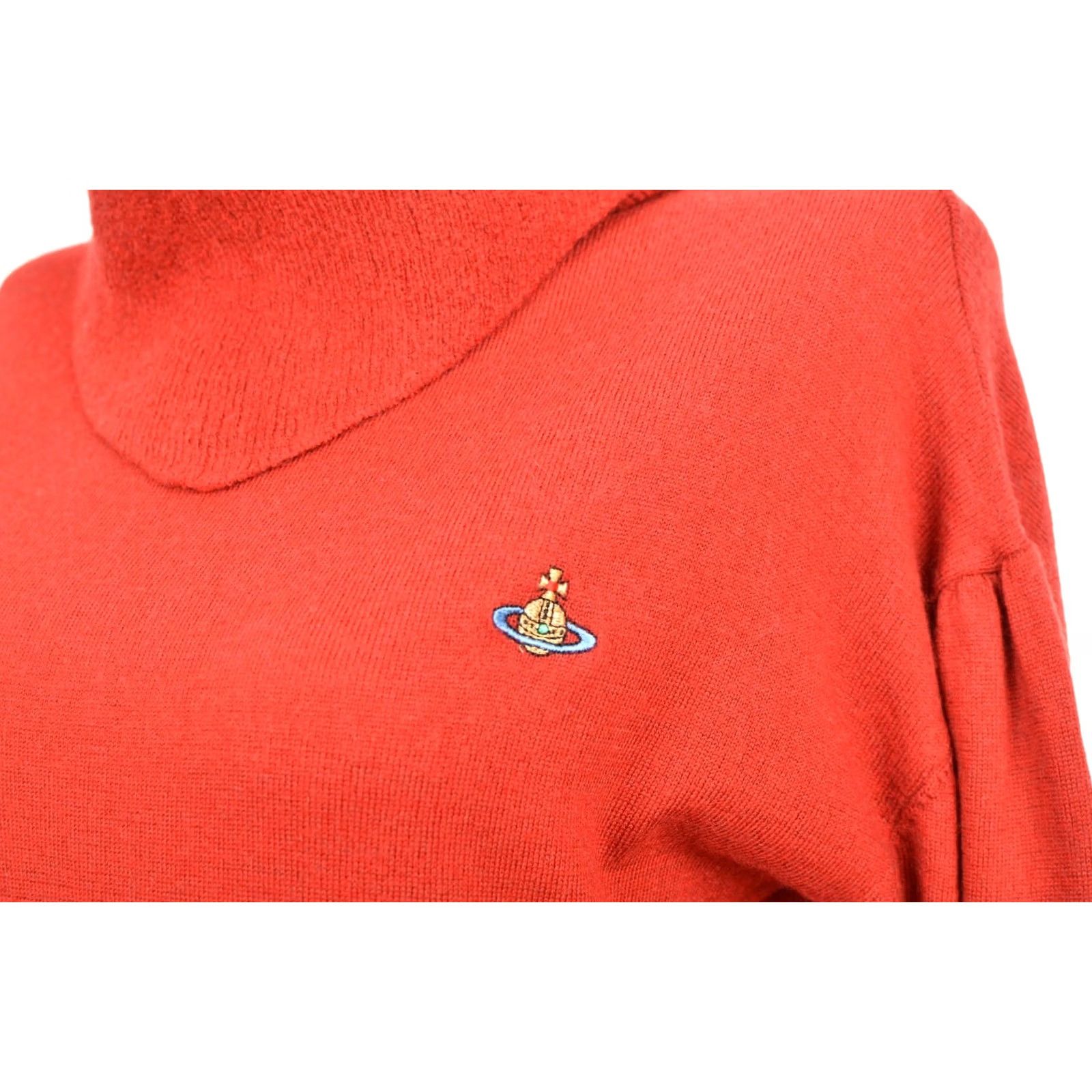 Vivienne Westwood VIVIENNE WESTWOOD DDP Red High Neck Wool Dress XL Women Long Dress - Bodycon S26CT0584 S13141 Size XL / US 12-14 / IT 48-50 - 3 Thumbnail