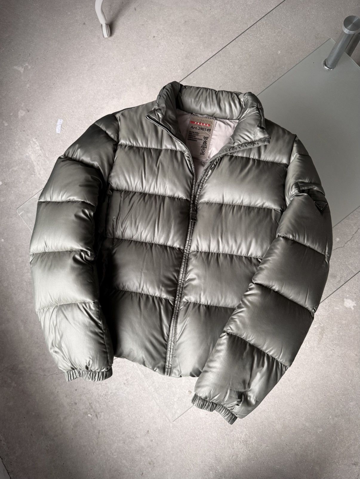 Prada Vintage Prada Down Jacket Dark Green Size M / US 6-8 / IT 42-44 - 7 Thumbnail