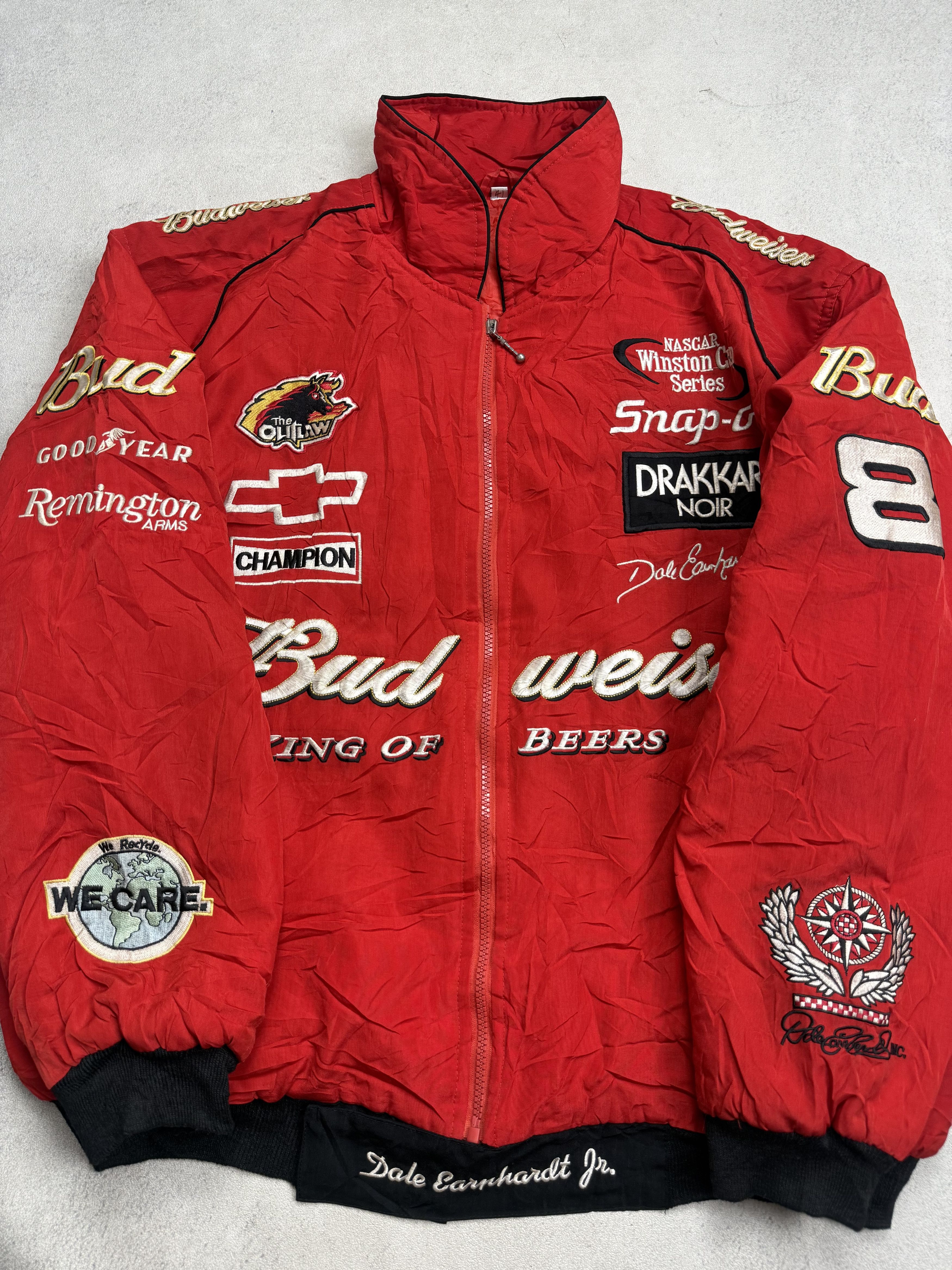 NASCAR Vintage Nascar Dale Earnhardt Jr Jacket Size US XL / EU 56 / 4 - 4 Thumbnail