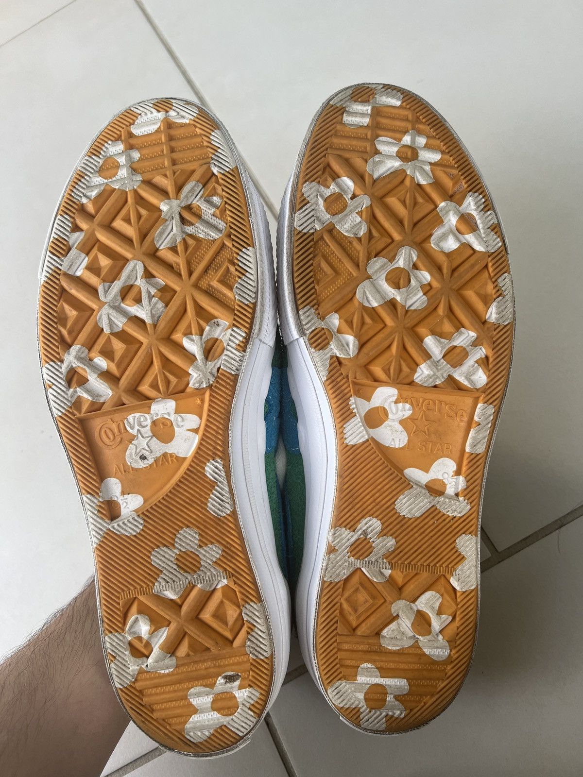 Converse × Golf le Fleur Converse Golf Le Fleur One Star Jolly Green Size US 8.5 / EU 41-42 - 5 Thumbnail