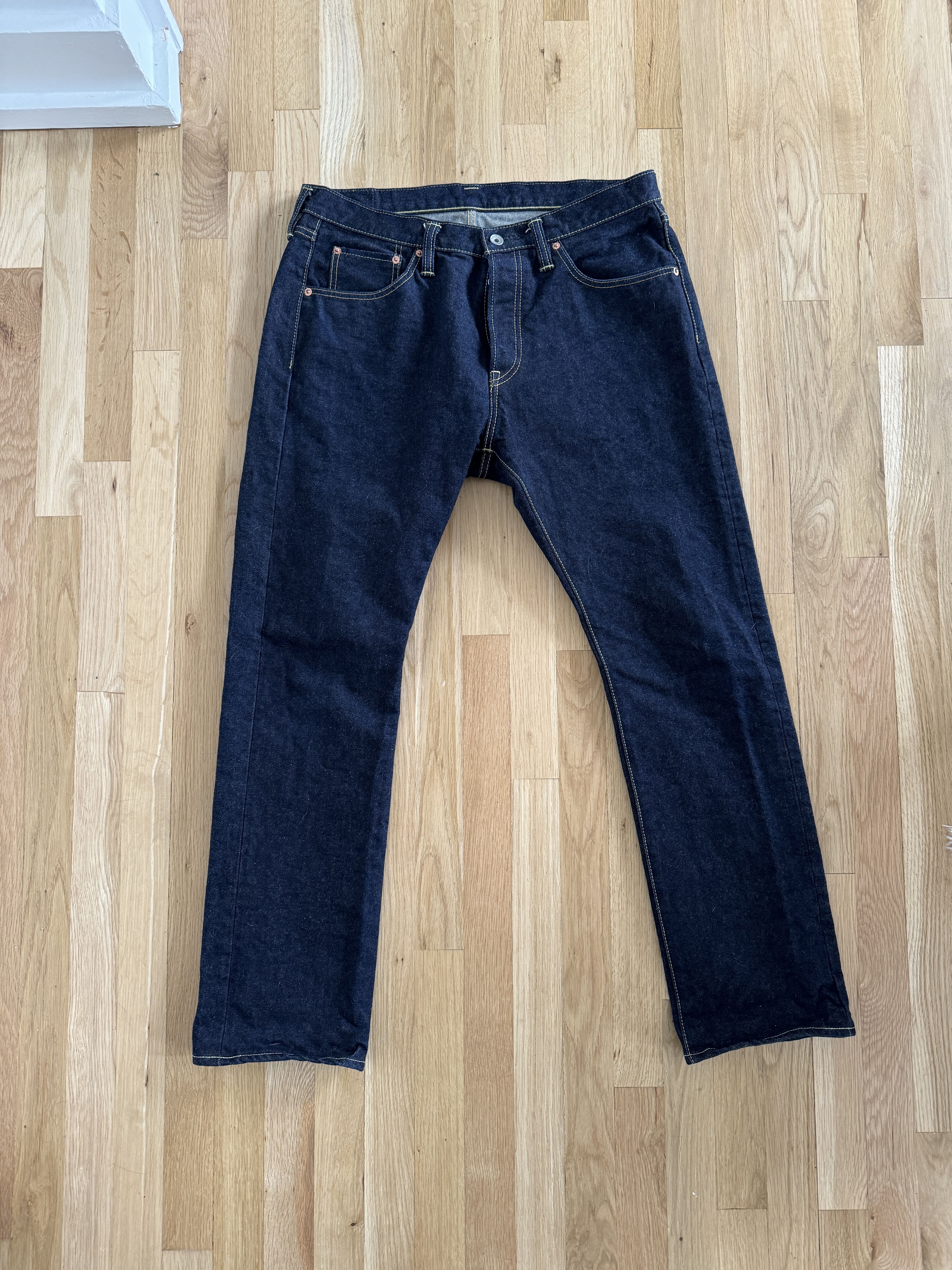 image of Iron Heart 555S-142 in Indigo, Men's (Size 36)