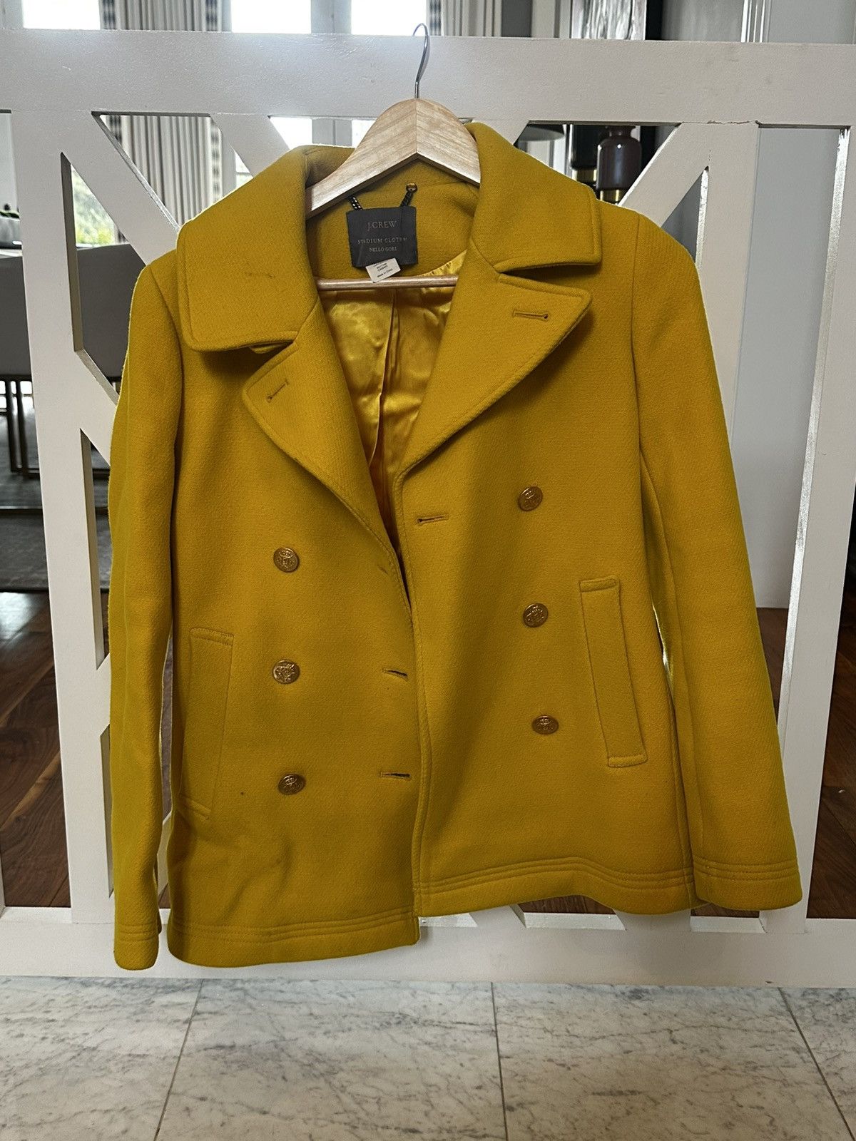 J.Crew J.Crew Stadium Cloth Nello Gori Majesty Peacoat Size XS / US 0-2 / IT 36-38 - 1 Thumbnail