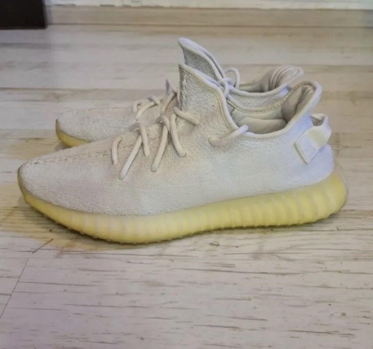Adidas Adidas Yeezy Boost 350 V2 “White” (CP9366) – Size US 12 Size US 12 / EU 45 - 1 Thumbnail