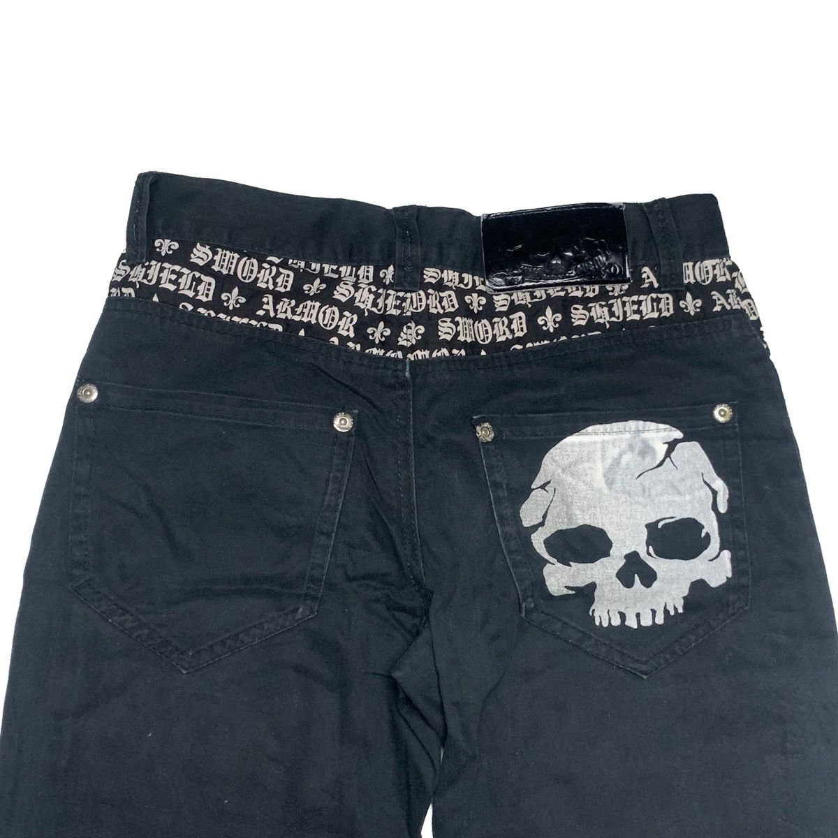 Changes Nothing Changes Skull Print Black Jeans Punk Streetwear W30 Size US 30 / EU 46 - 6 Thumbnail