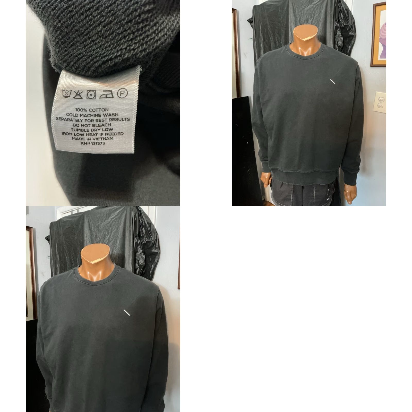 Saturdays NYC VINTAGE Saturdays NYC Sweatshirt Black Pullover Crewneck Embroidered Logo Bowery Slash NYC City XXL/2XL Men Mens Size US XXL / EU 58 / 5 - 8 Thumbnail