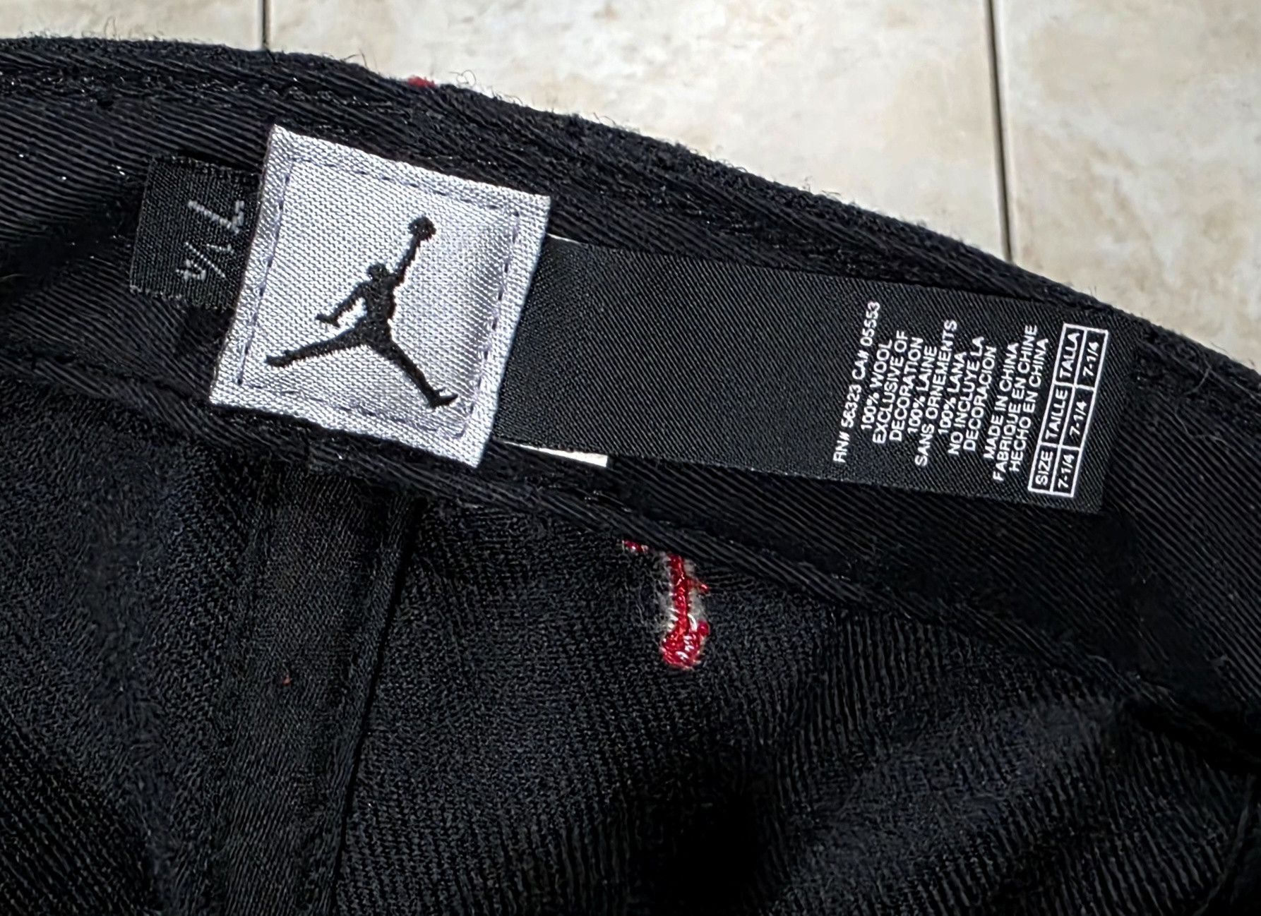 Jordan Brand Air Jordan Wings Vintage 7 1/4 Jumpman Hat Fitted Size ONE SIZE - 10 Thumbnail