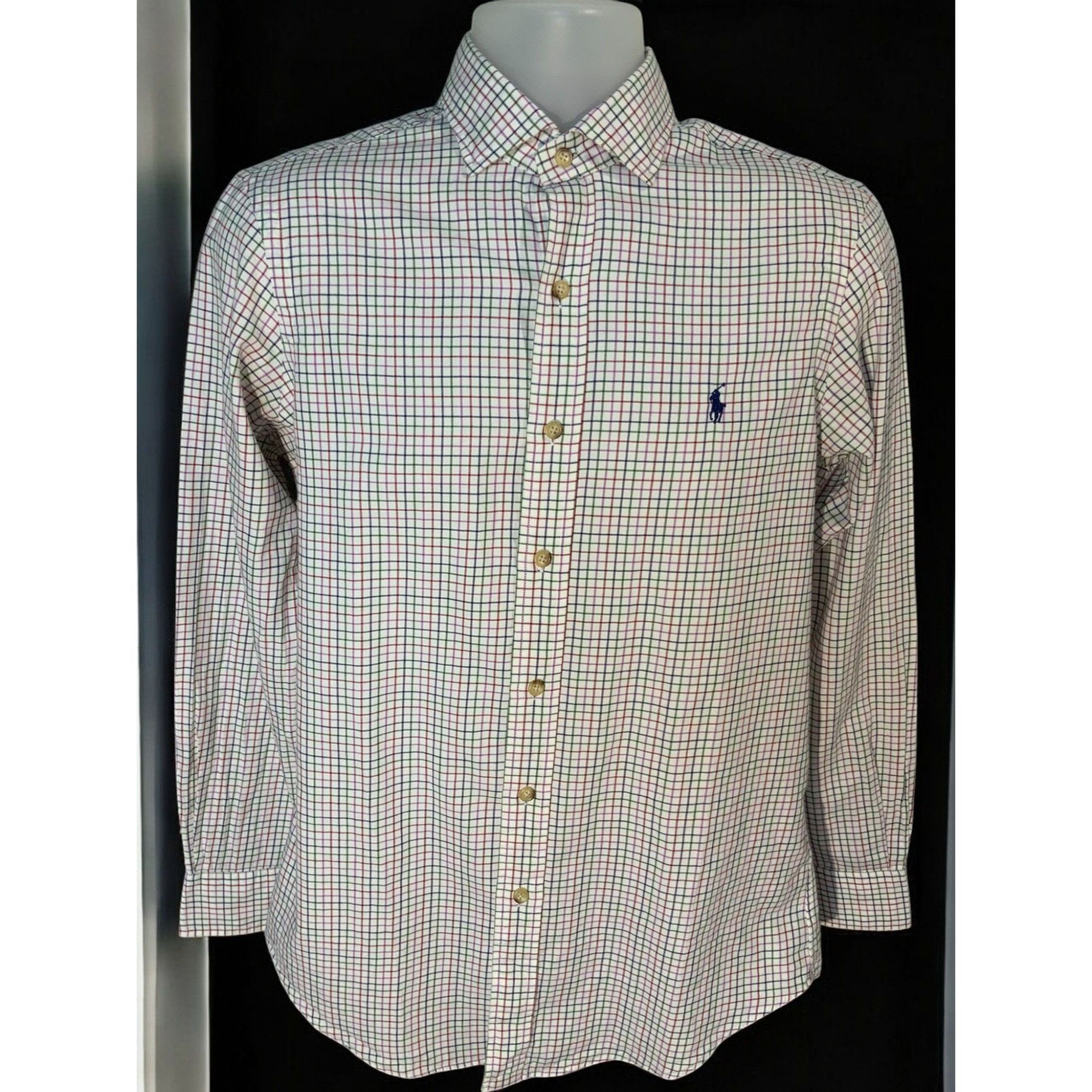 Polo Ralph Lauren Polo Ralph Lauren Multicolor Small Plaid Long Sleeve Shirt Size US S / EU 44-46 / 1 - 7 Thumbnail