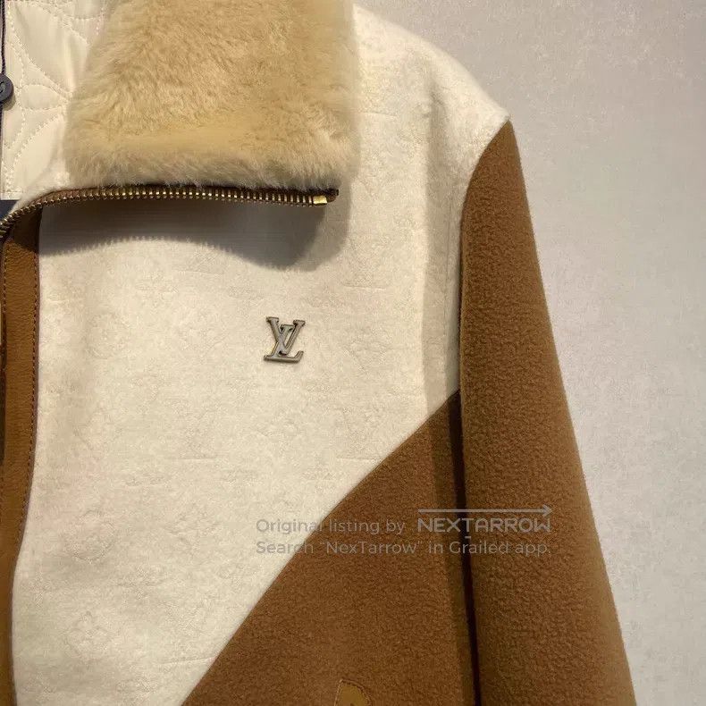 Louis Vuitton Louis Vuitton SS26 Lambswool Neck Zip Long Sleeve Jacket Size US M / EU 48-50 / 2 - 3 Thumbnail