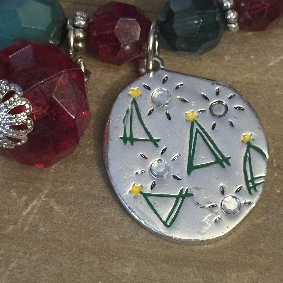 Other Christmas bead charm bracelet Size ONE SIZE - 6 Thumbnail