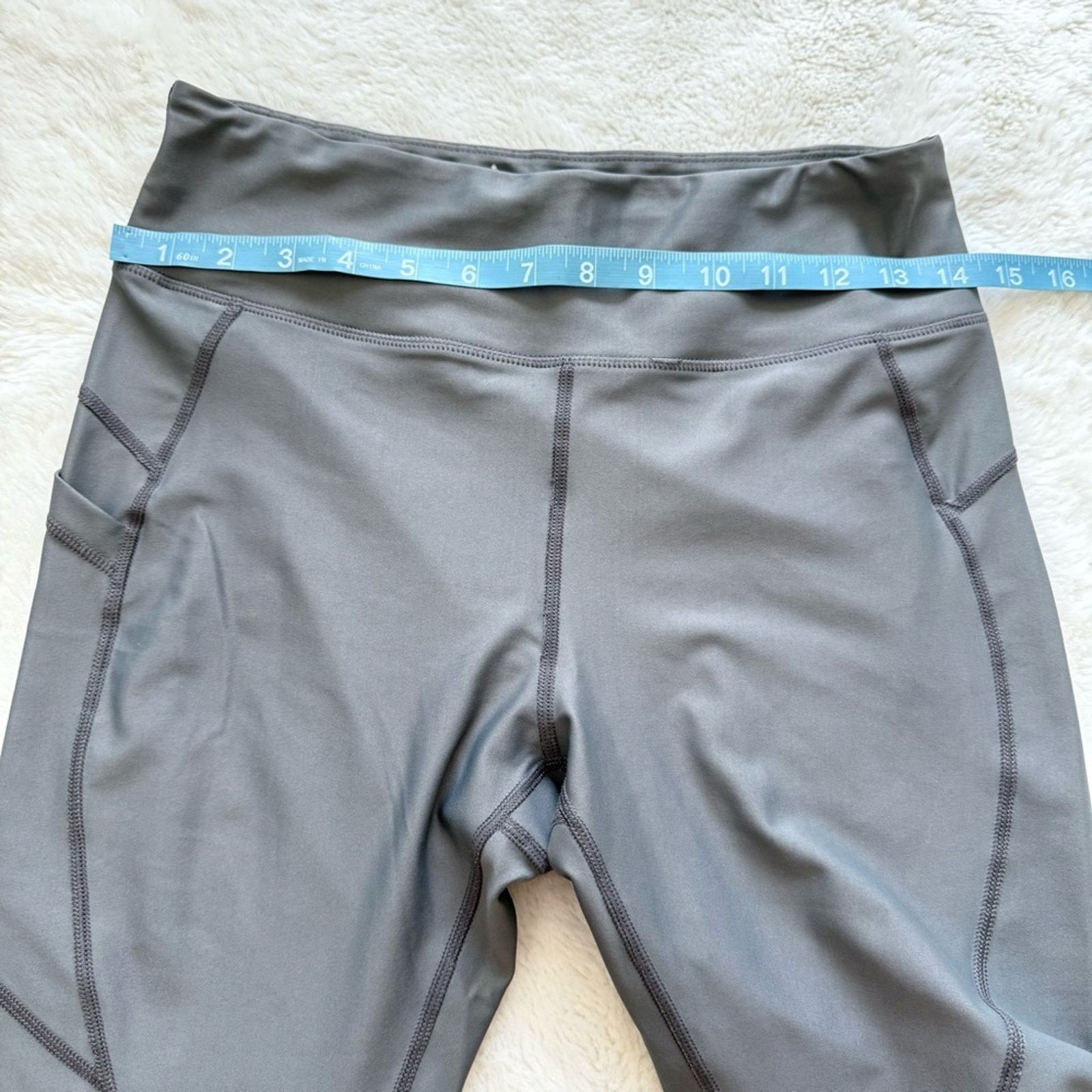 Other Women grey high waist leggings size M Size 28" / US 6 / IT 42 - 6 Thumbnail