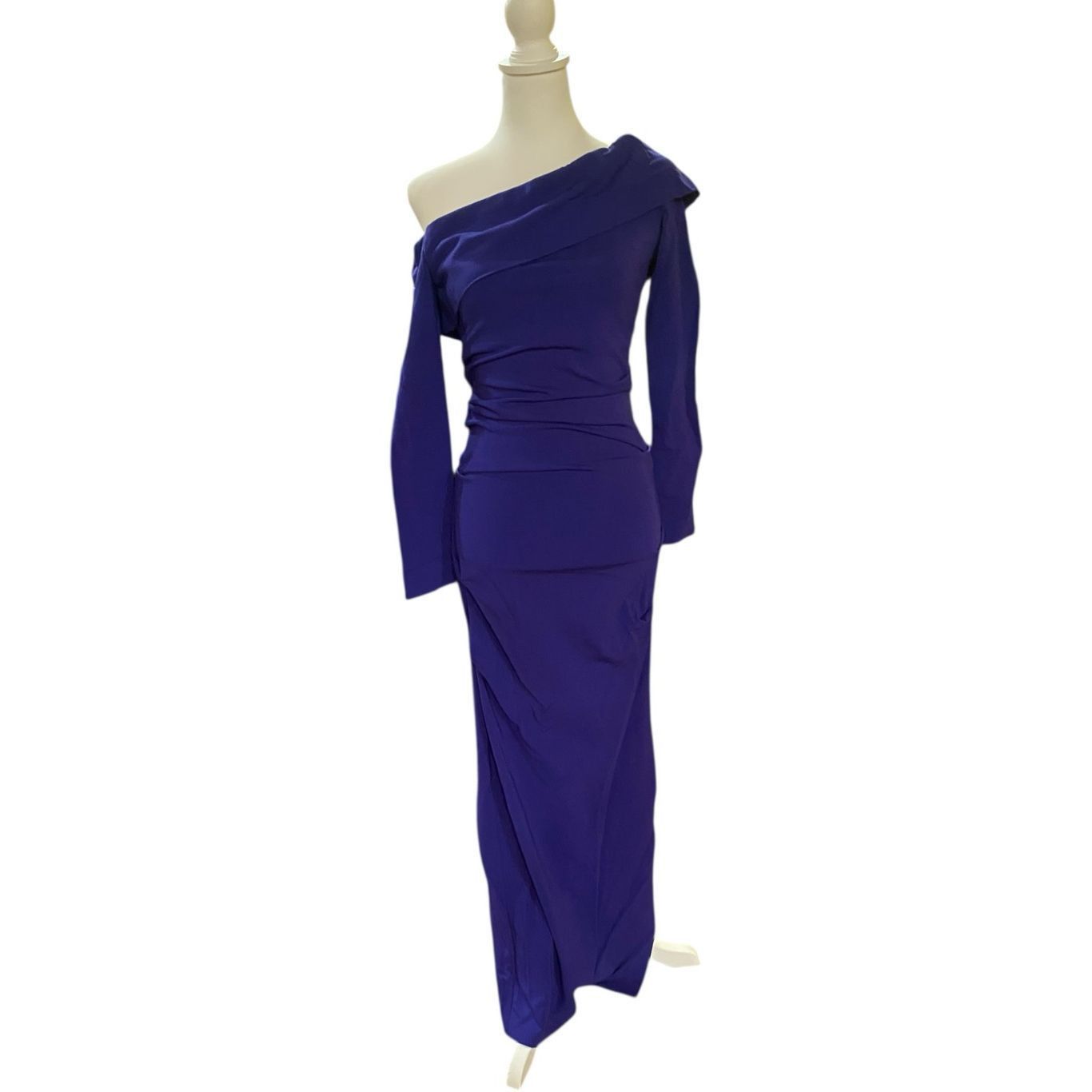 Nicole Miller Nicole Miller Structured Off Shoulder Gown Size 8 $495 MSRP Size M / US 6-8 / IT 42-44 - 5 Thumbnail