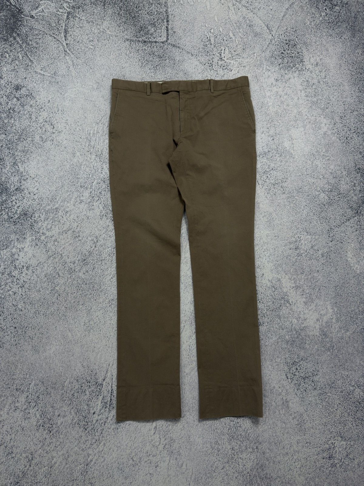 Polo Ralph Lauren × Ralph Lauren Black Label Ralph Lauren Black Label Beige Cotton Trousers Pants Size US 36 / EU 52 - 1 Thumbnail